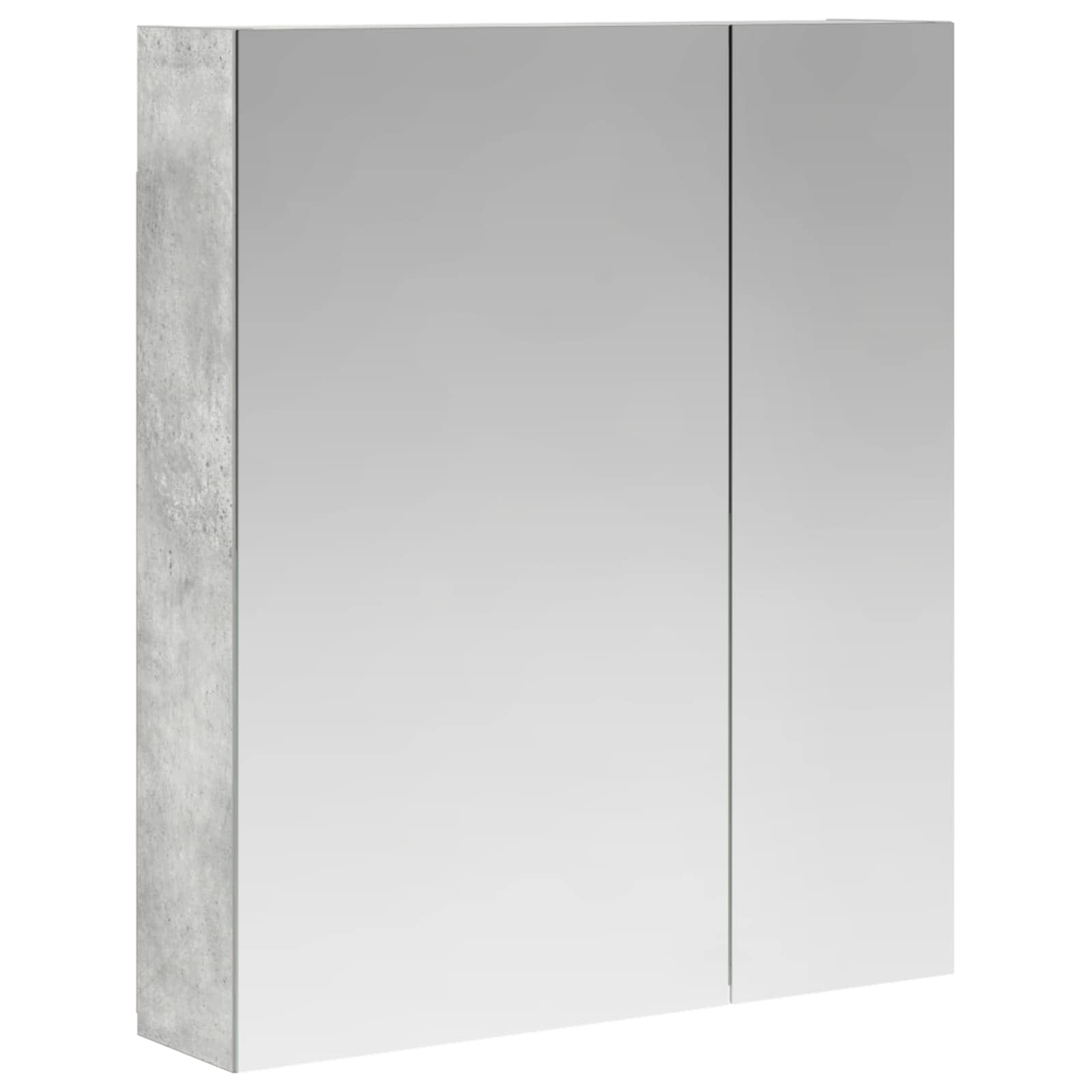 Badkamer spiegelkast Beton Grijs 60 x 14,5 x 70 cm Bewerkt hout is nu te koop bij PeponiXL, paradijselijk wonen!