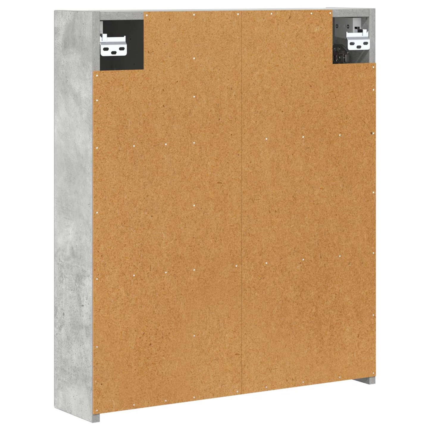 Badkamer spiegelkast Beton Grijs 60 x 14,5 x 70 cm Bewerkt hout is nu te koop bij PeponiXL, paradijselijk wonen!