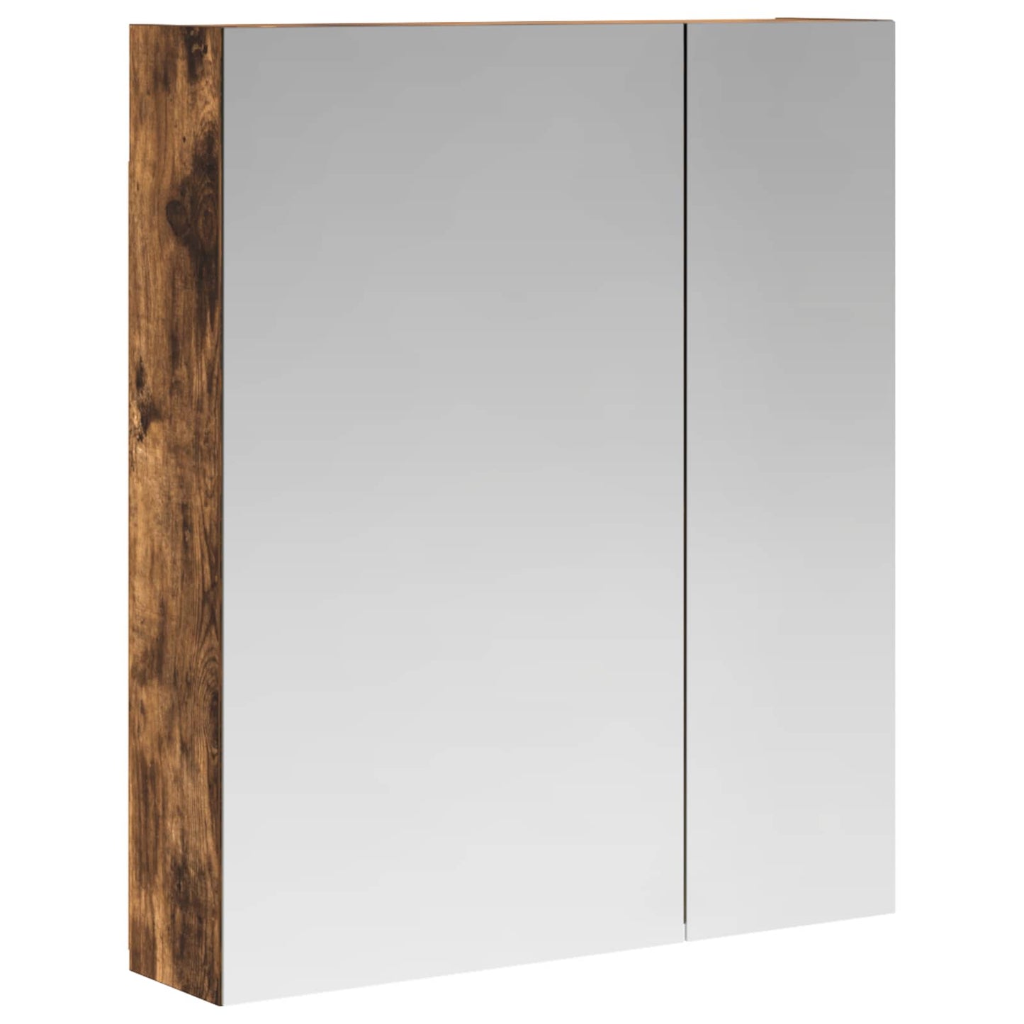 Badkamer spiegelkast met plank Gerookt eiken 60 x 14,5 x 70 cm is nu te koop bij PeponiXL, paradijselijk wonen!