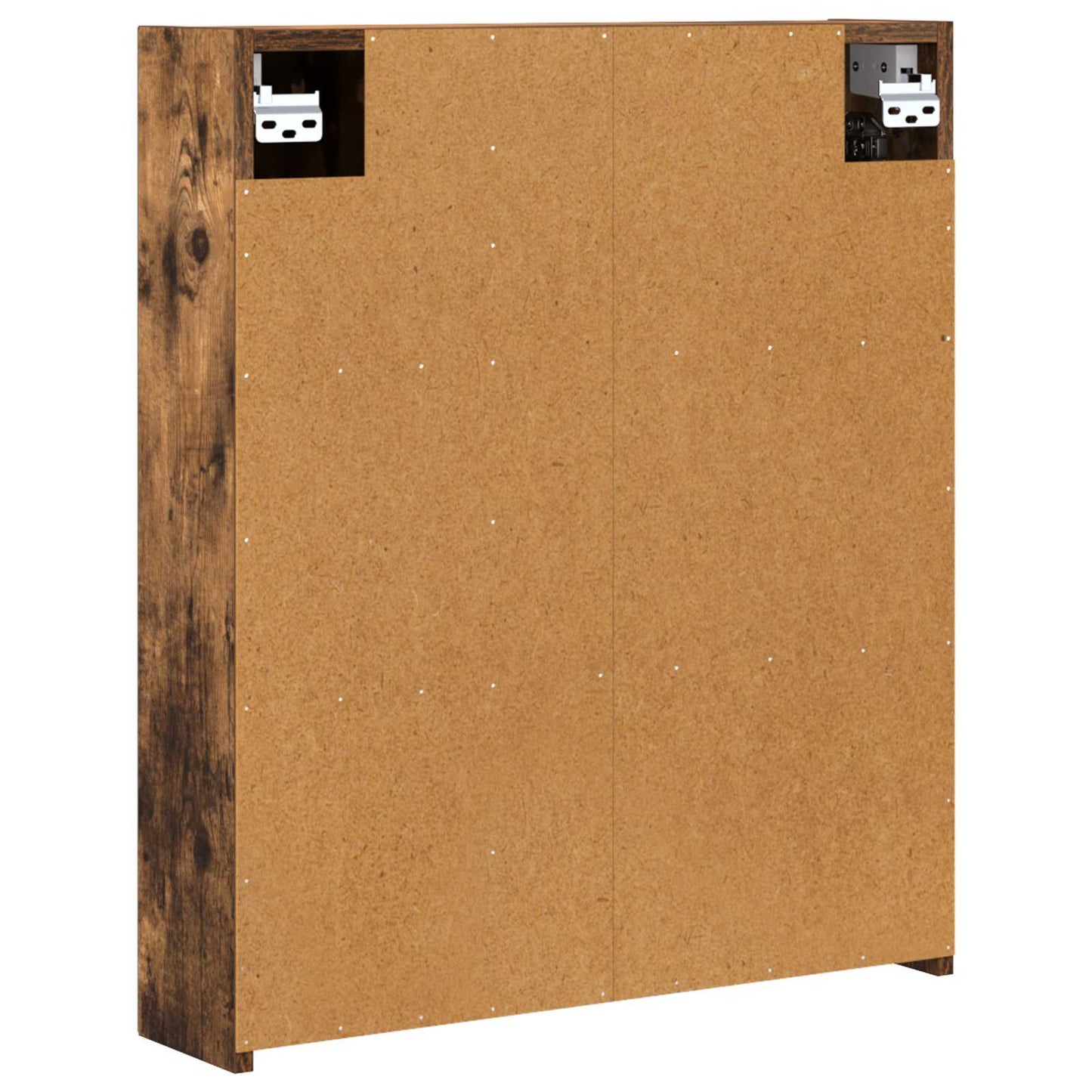 Badkamer spiegelkast met plank Gerookt eiken 60 x 14,5 x 70 cm is nu te koop bij PeponiXL, paradijselijk wonen!