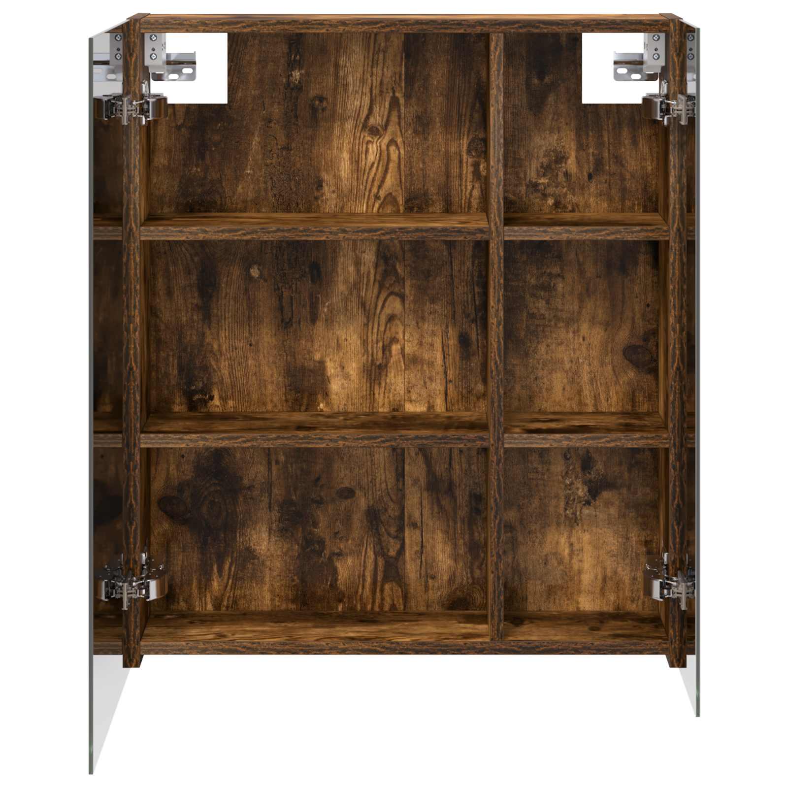 Badkamer spiegelkast met plank Gerookt eiken 60 x 14,5 x 70 cm is nu te koop bij PeponiXL, paradijselijk wonen!