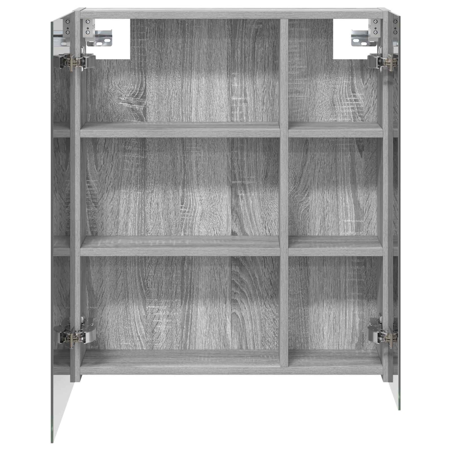 Badkamer spiegelkast met plank Grijs Sonoma 60 x 14,5 x 70 cm is nu te koop bij PeponiXL, paradijselijk wonen!