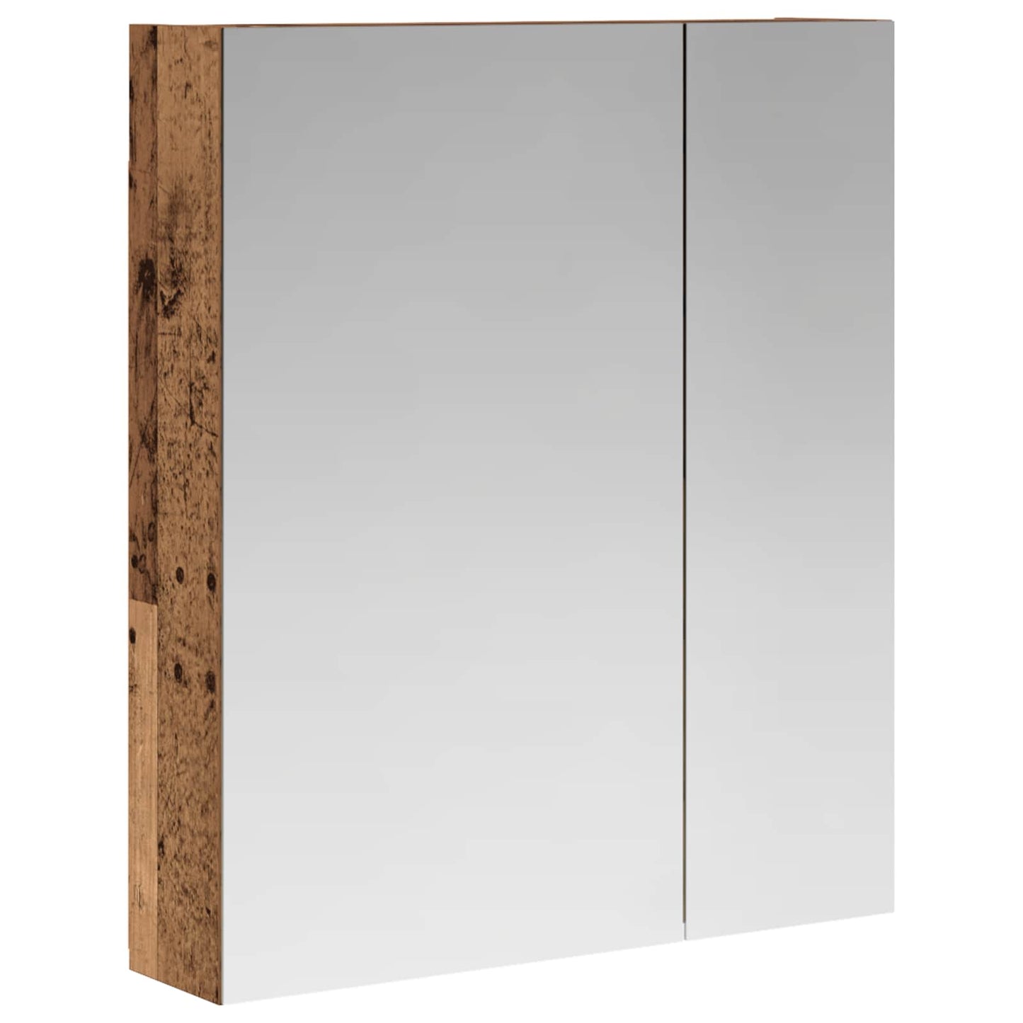 Badkamer spiegelkast Oudhout 60 x 14,5 x 70 cm Bewerkt hout is nu te koop bij PeponiXL, paradijselijk wonen!