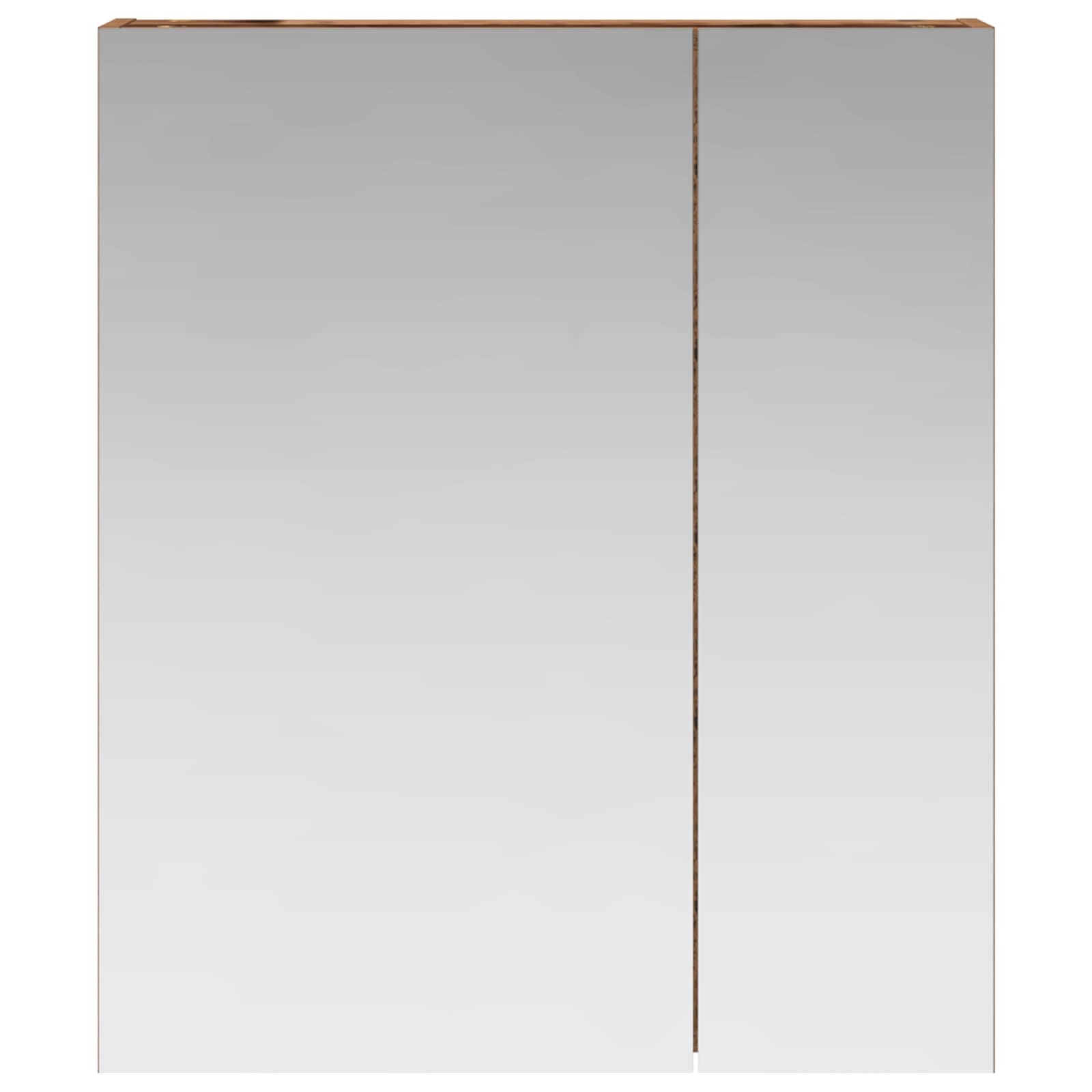 Badkamer spiegelkast Oudhout 60 x 14,5 x 70 cm Bewerkt hout is nu te koop bij PeponiXL, paradijselijk wonen!