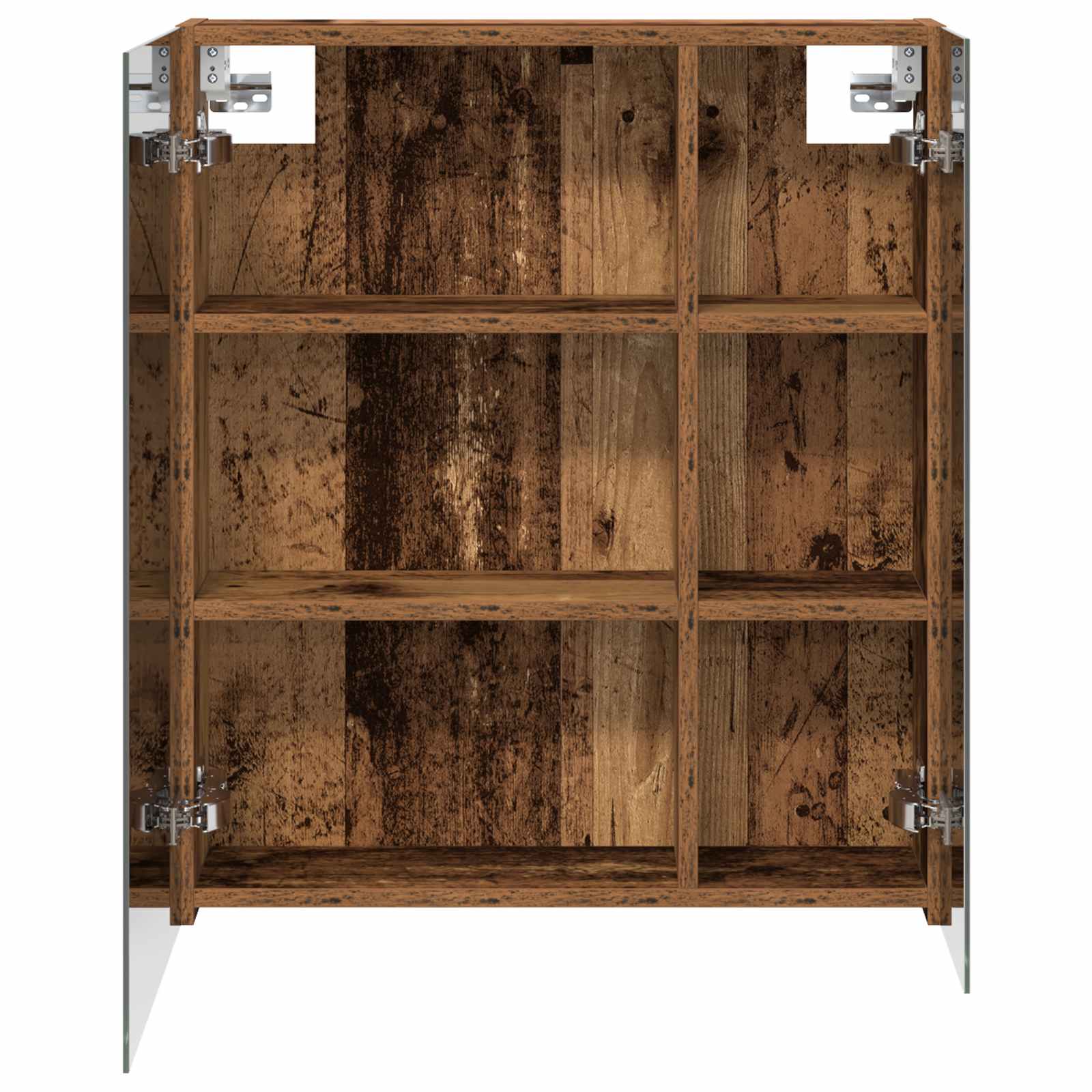 Badkamer spiegelkast Oudhout 60 x 14,5 x 70 cm Bewerkt hout is nu te koop bij PeponiXL, paradijselijk wonen!