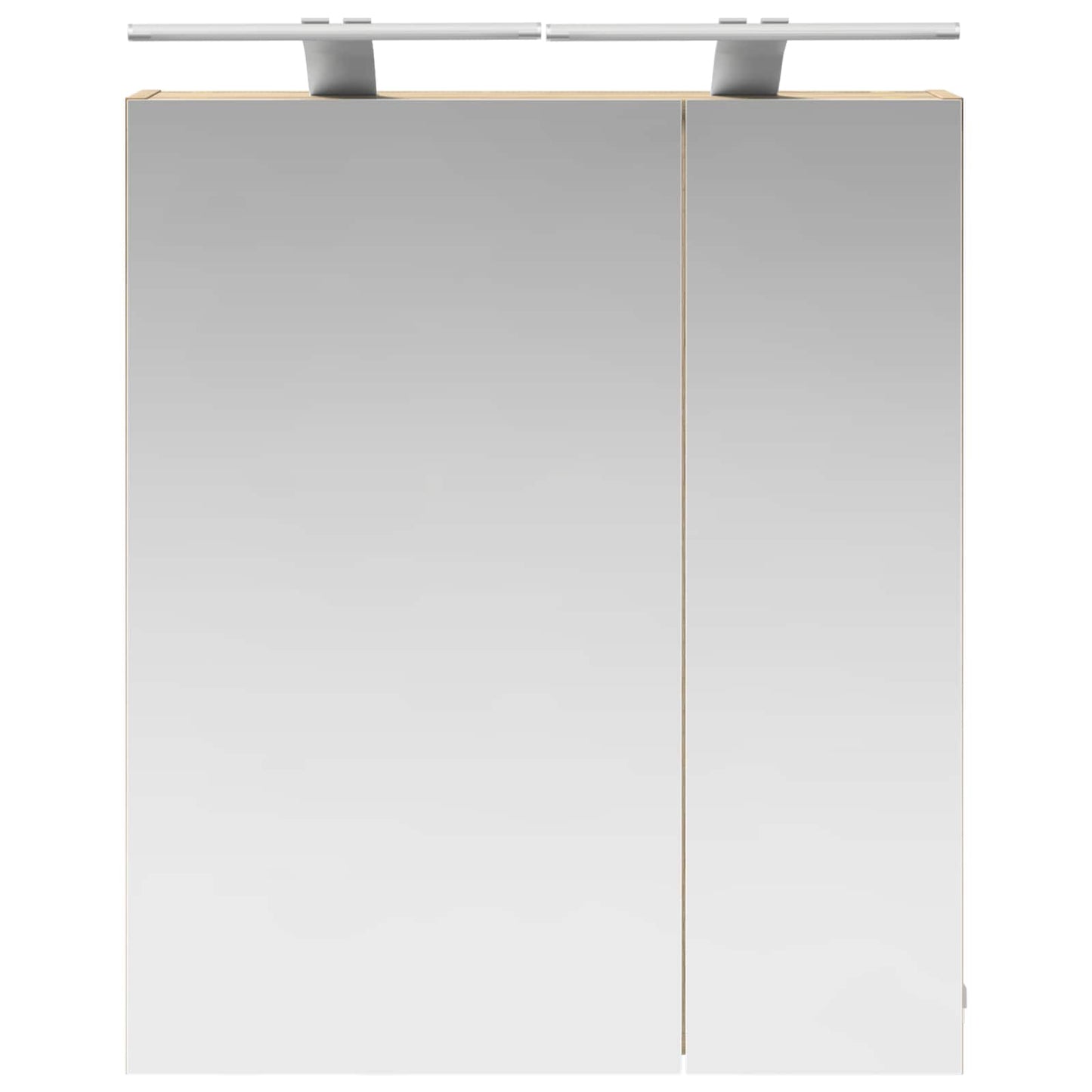 Badkamer spiegelkast met plank Sonoma Eiken 60 x 14,5 x 70 cm is nu te koop bij PeponiXL, paradijselijk wonen!