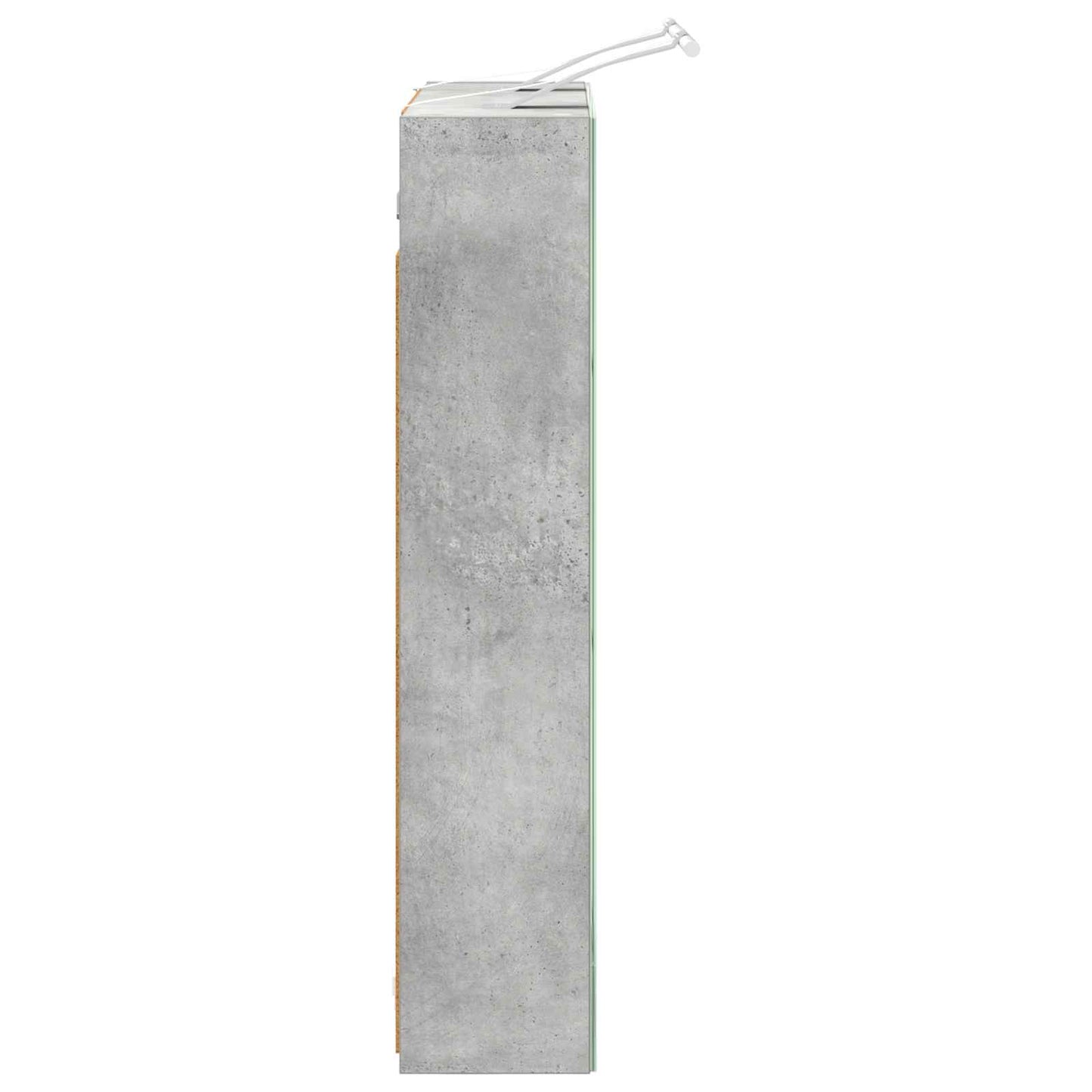 Badkamer spiegelkast Beton Grijs 60 x 14,5 x 70 cm Bewerkt hout is nu te koop bij PeponiXL, paradijselijk wonen!