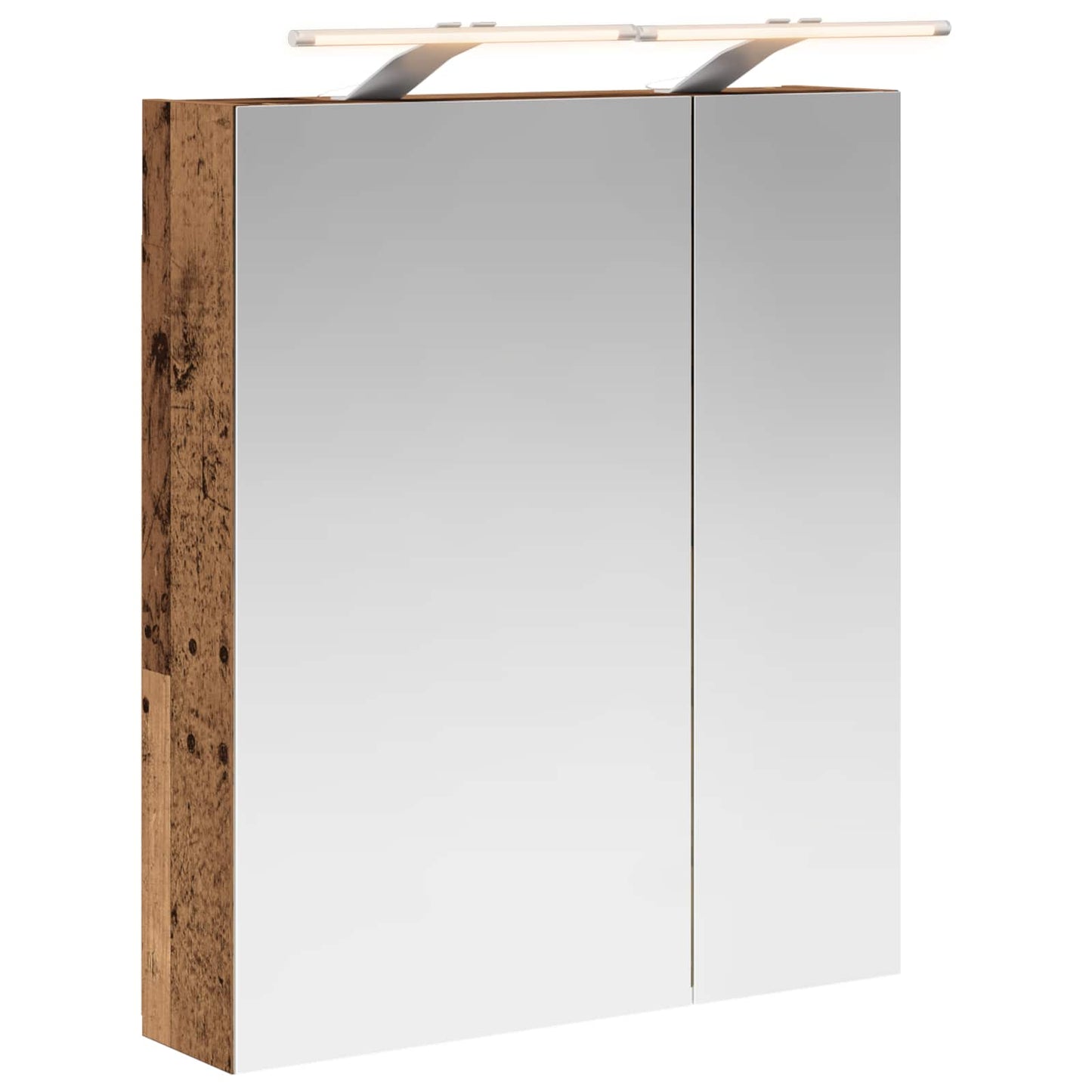 Badkamer spiegelkast Oudhout 60 x 14,5 x 70 cm Bewerkt hout is nu te koop bij PeponiXL, paradijselijk wonen!