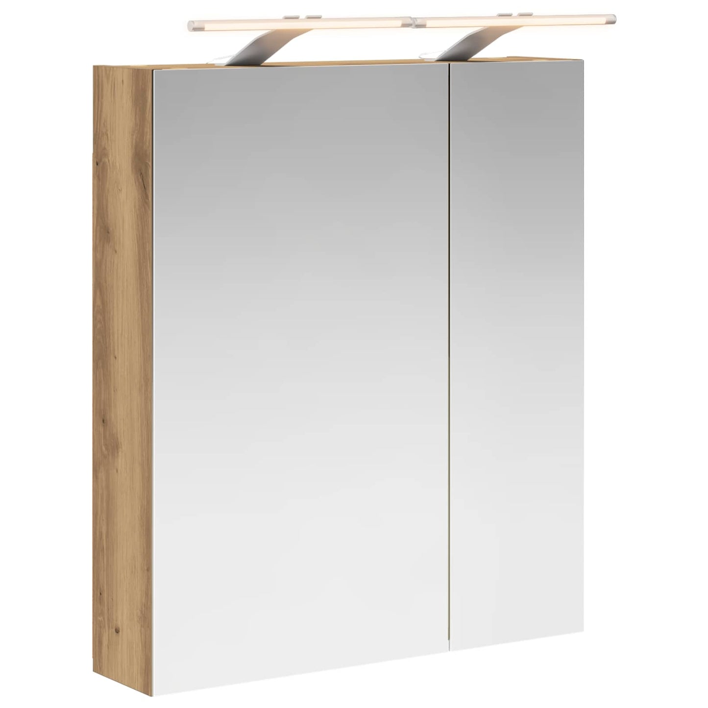 Badkamer spiegelkast Ambachtelijk eiken 60 x 14,5 x 70 cm is nu te koop bij PeponiXL, paradijselijk wonen!