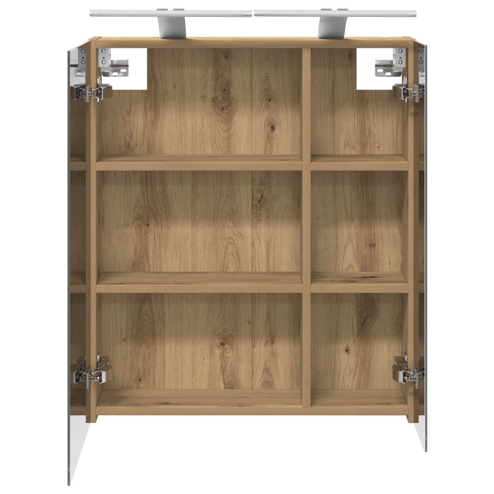 Badkamer spiegelkast Ambachtelijk eiken 60 x 14,5 x 70 cm is nu te koop bij PeponiXL, paradijselijk wonen!