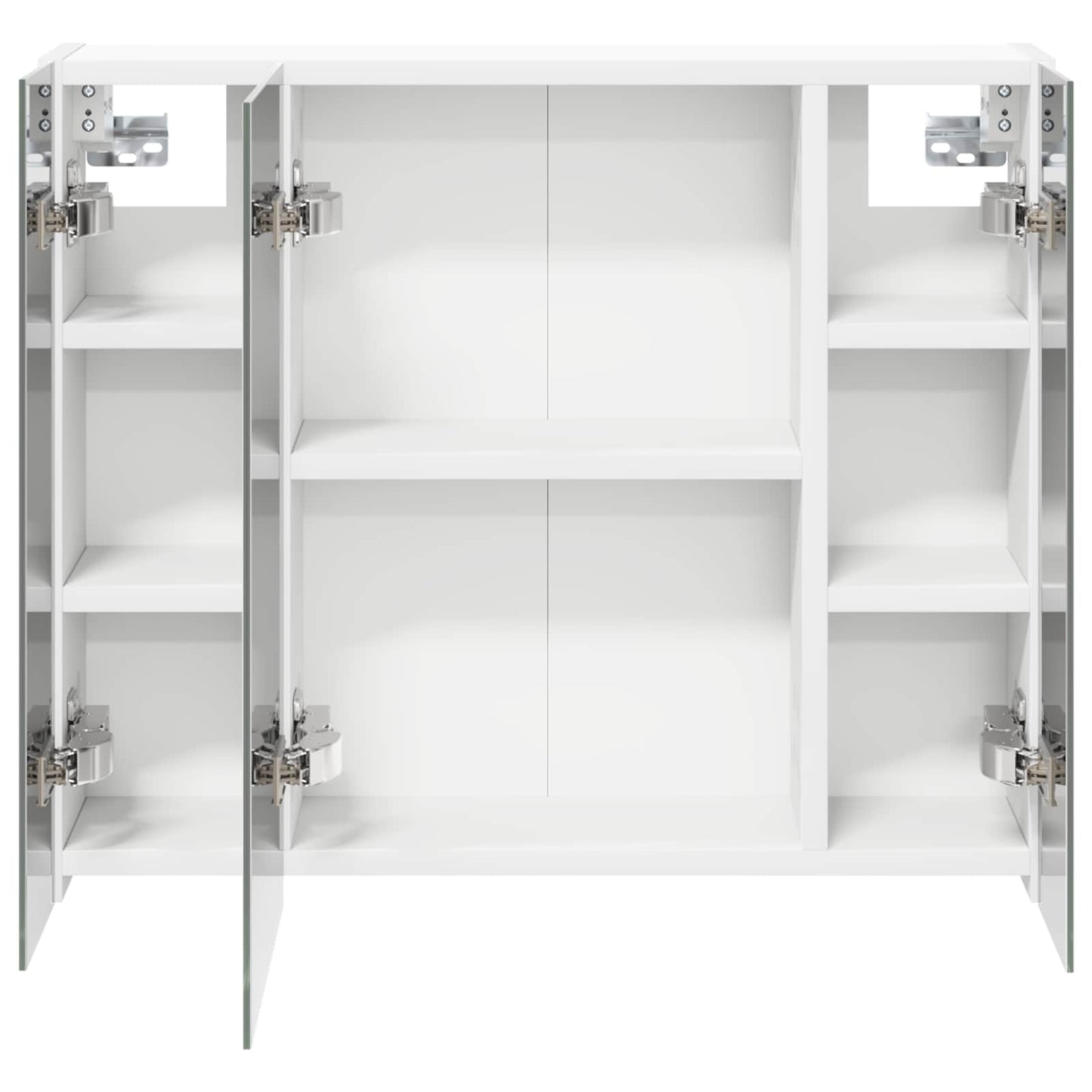 Badkamer spiegelkast voor Wit 60 x 14,5 x 50 cm Bewerkt hout is nu te koop bij PeponiXL, paradijselijk wonen!