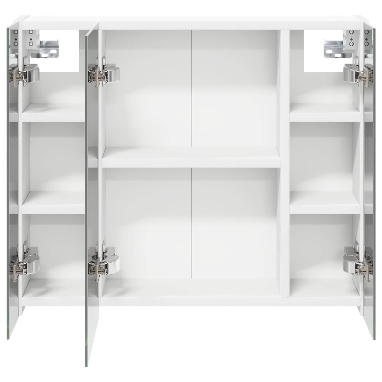 Badkamer spiegelkast voor Wit 60 x 14,5 x 50 cm Bewerkt hout is nu te koop bij PeponiXL, paradijselijk wonen!
