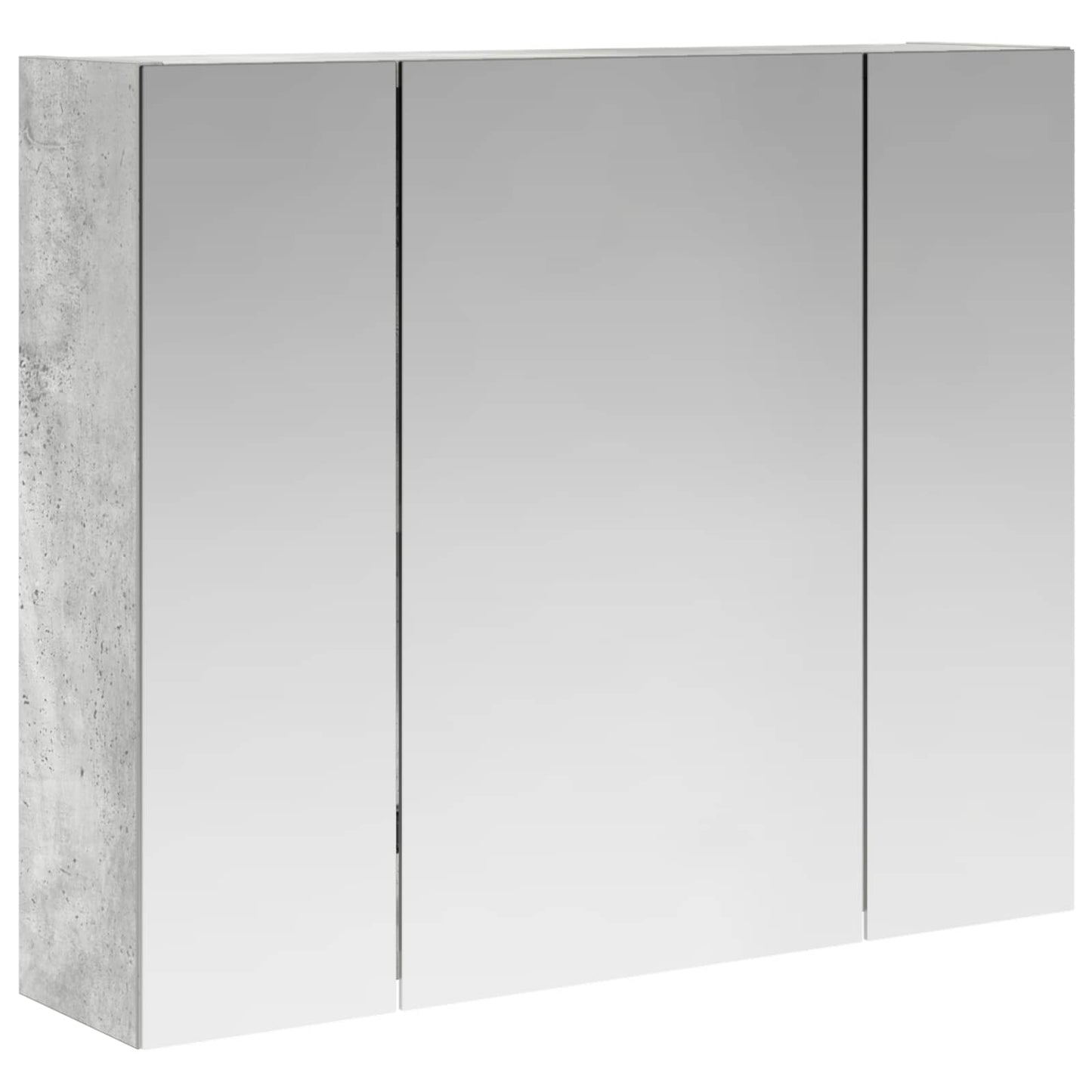Badkamer spiegelkast Beton Grijs 60 x 14,5 x 50 cm Bewerkt hout is nu te koop bij PeponiXL, paradijselijk wonen!