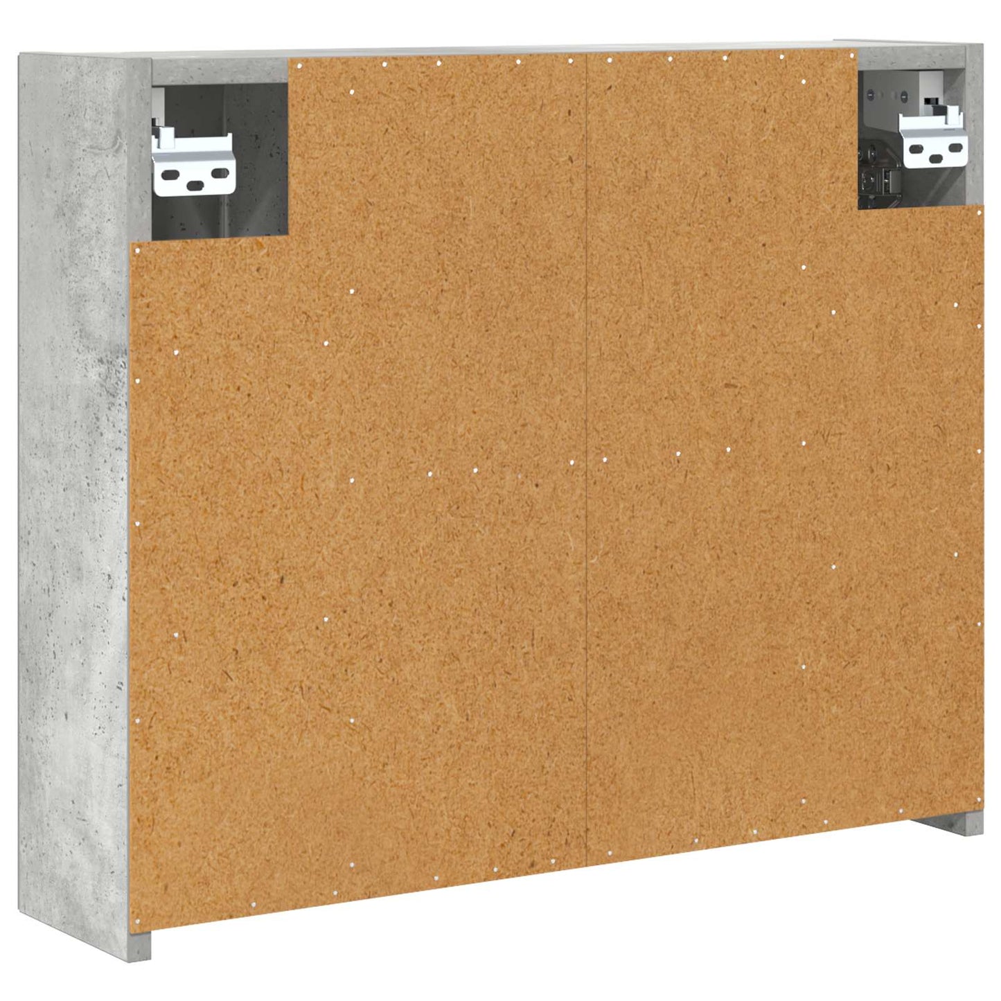 Badkamer spiegelkast Beton Grijs 60 x 14,5 x 50 cm Bewerkt hout is nu te koop bij PeponiXL, paradijselijk wonen!