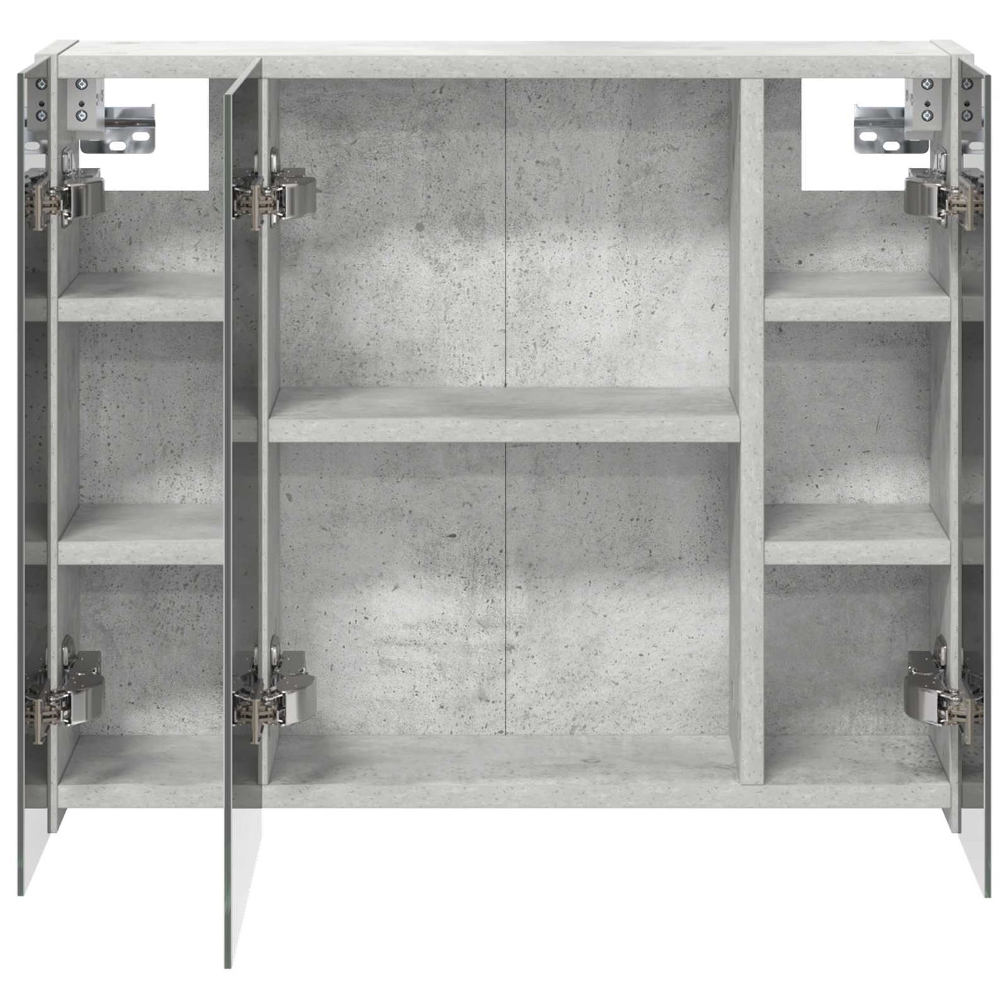 Badkamer spiegelkast Beton Grijs 60 x 14,5 x 50 cm Bewerkt hout is nu te koop bij PeponiXL, paradijselijk wonen!