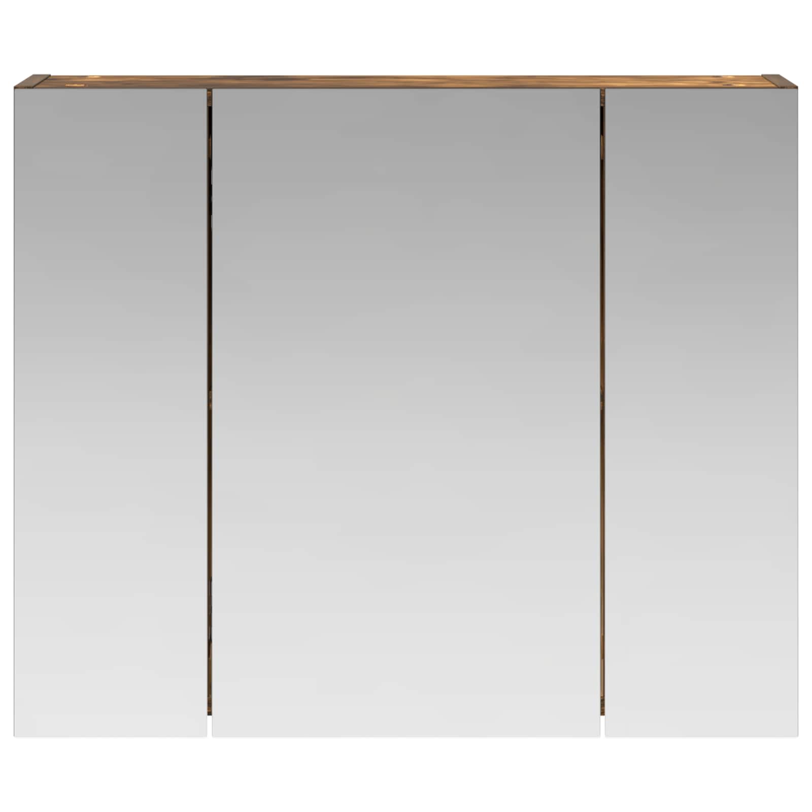 Badkamer spiegelkast Gerookt eiken 60 x 14,5 x 50 cm is nu te koop bij PeponiXL, paradijselijk wonen!