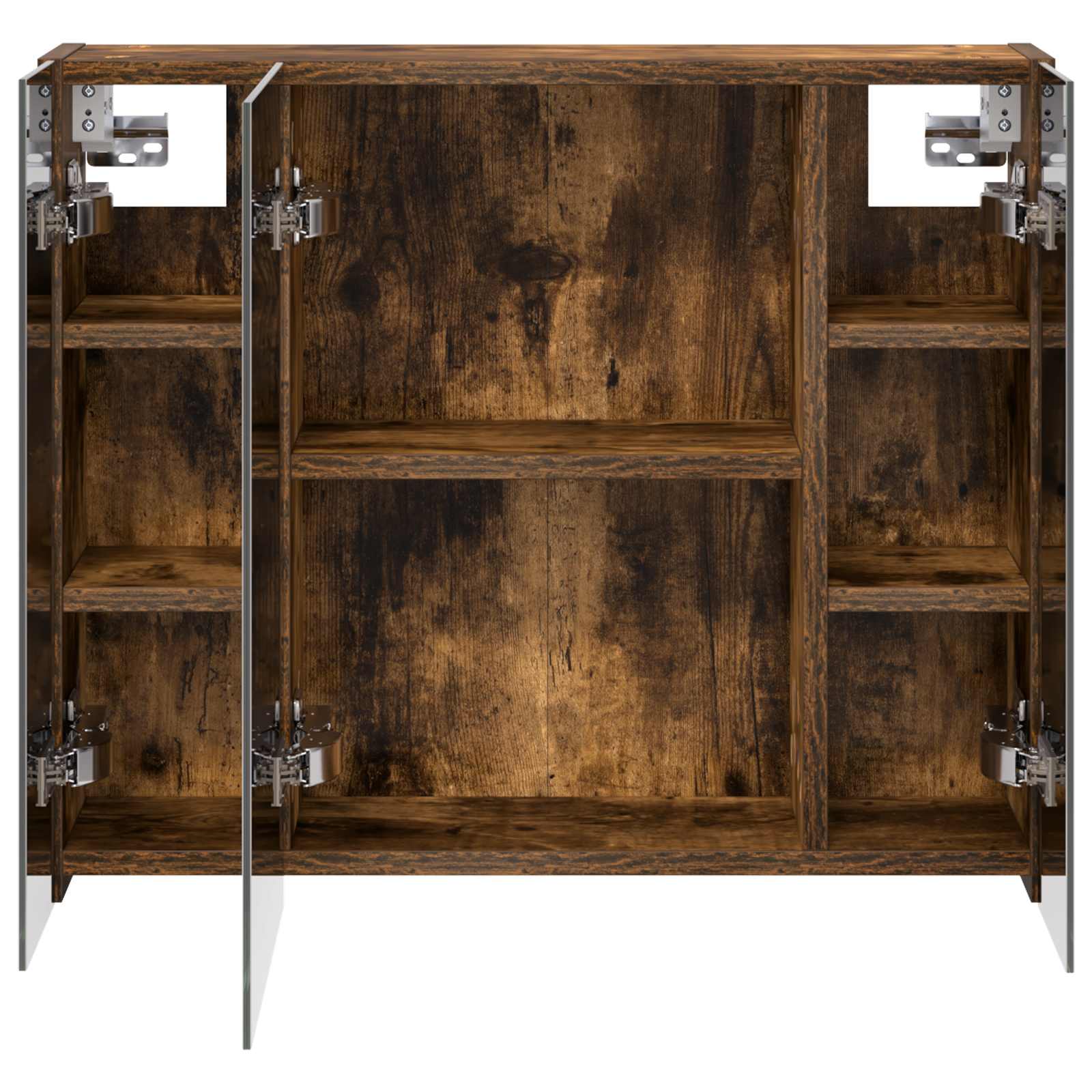 Badkamer spiegelkast Gerookt eiken 60 x 14,5 x 50 cm is nu te koop bij PeponiXL, paradijselijk wonen!