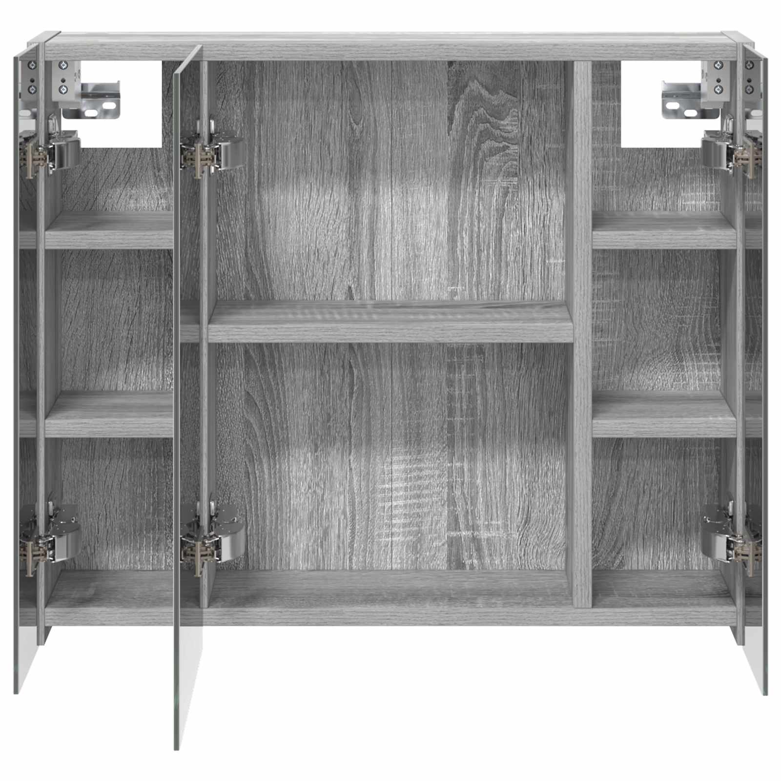 Badkamer spiegelkast Grijs Sonoma 60 x 14,5 x 50 cm is nu te koop bij PeponiXL, paradijselijk wonen!