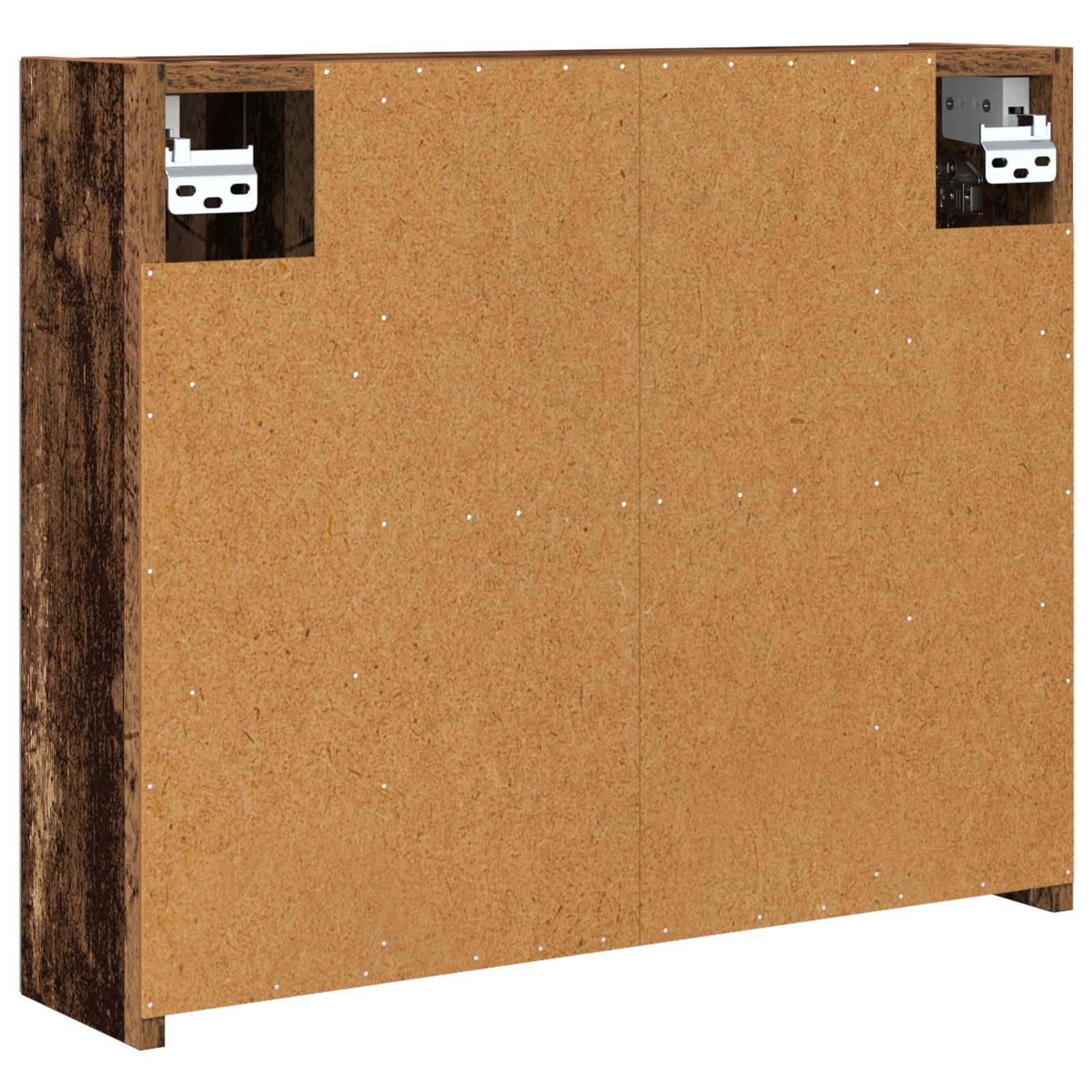 Badkamer spiegelkast Oudhout 60 x 14,5 x 50 cm Bewerkt hout is nu te koop bij PeponiXL, paradijselijk wonen!