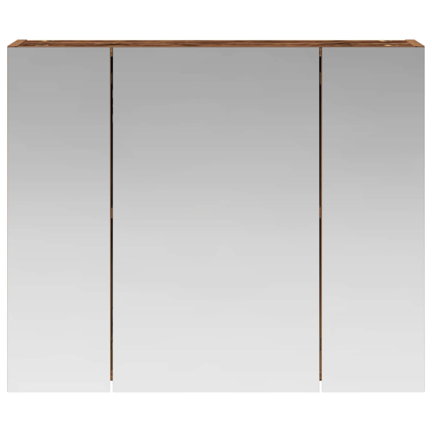 Badkamer spiegelkast Oudhout 60 x 14,5 x 50 cm Bewerkt hout is nu te koop bij PeponiXL, paradijselijk wonen!