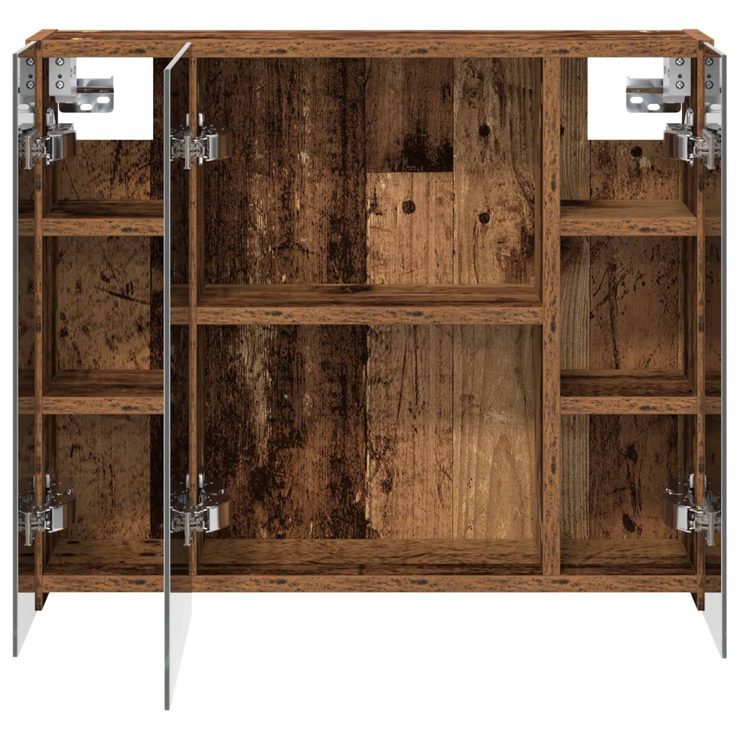 Badkamer spiegelkast Oudhout 60 x 14,5 x 50 cm Bewerkt hout is nu te koop bij PeponiXL, paradijselijk wonen!