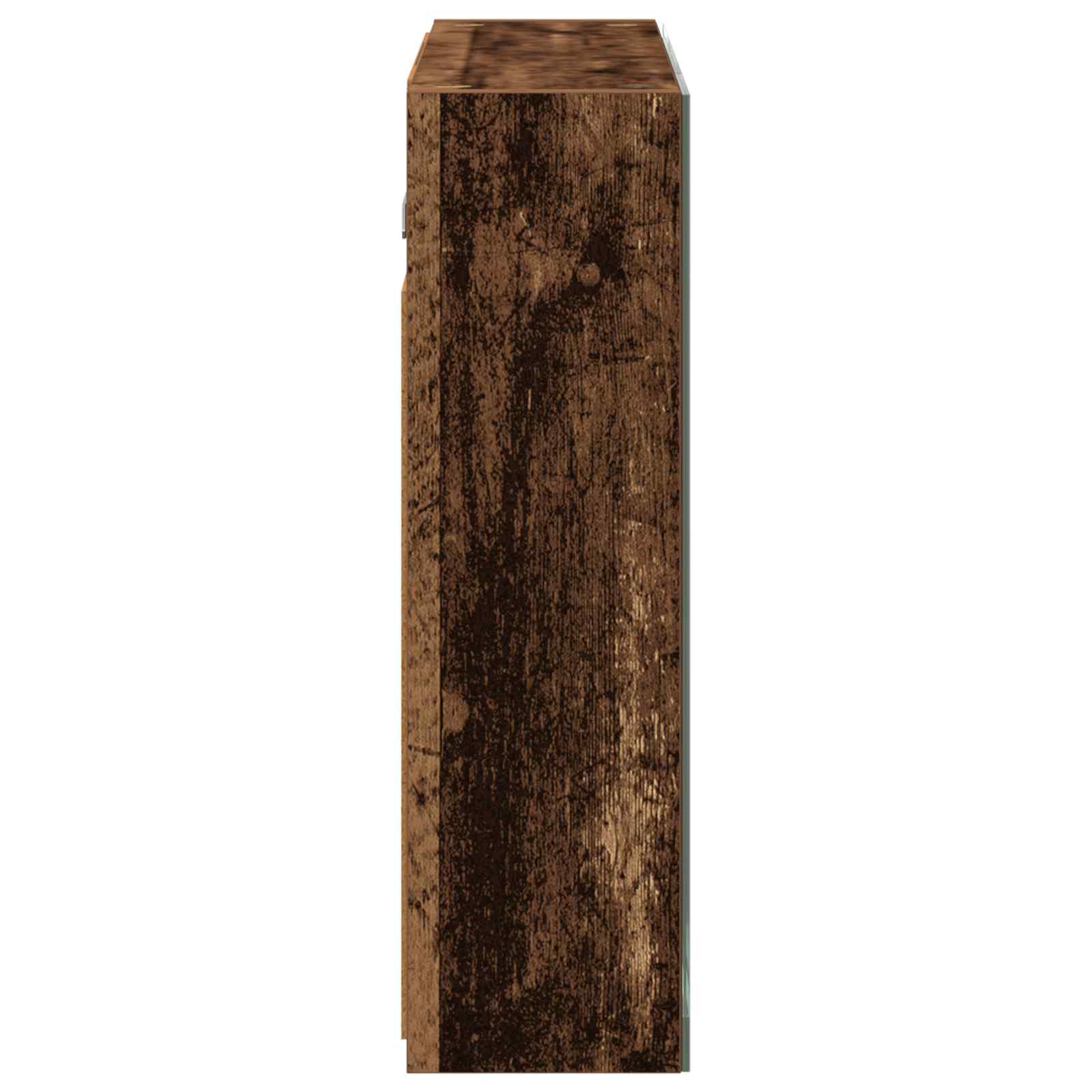 Badkamer spiegelkast Oudhout 60 x 14,5 x 50 cm Bewerkt hout is nu te koop bij PeponiXL, paradijselijk wonen!
