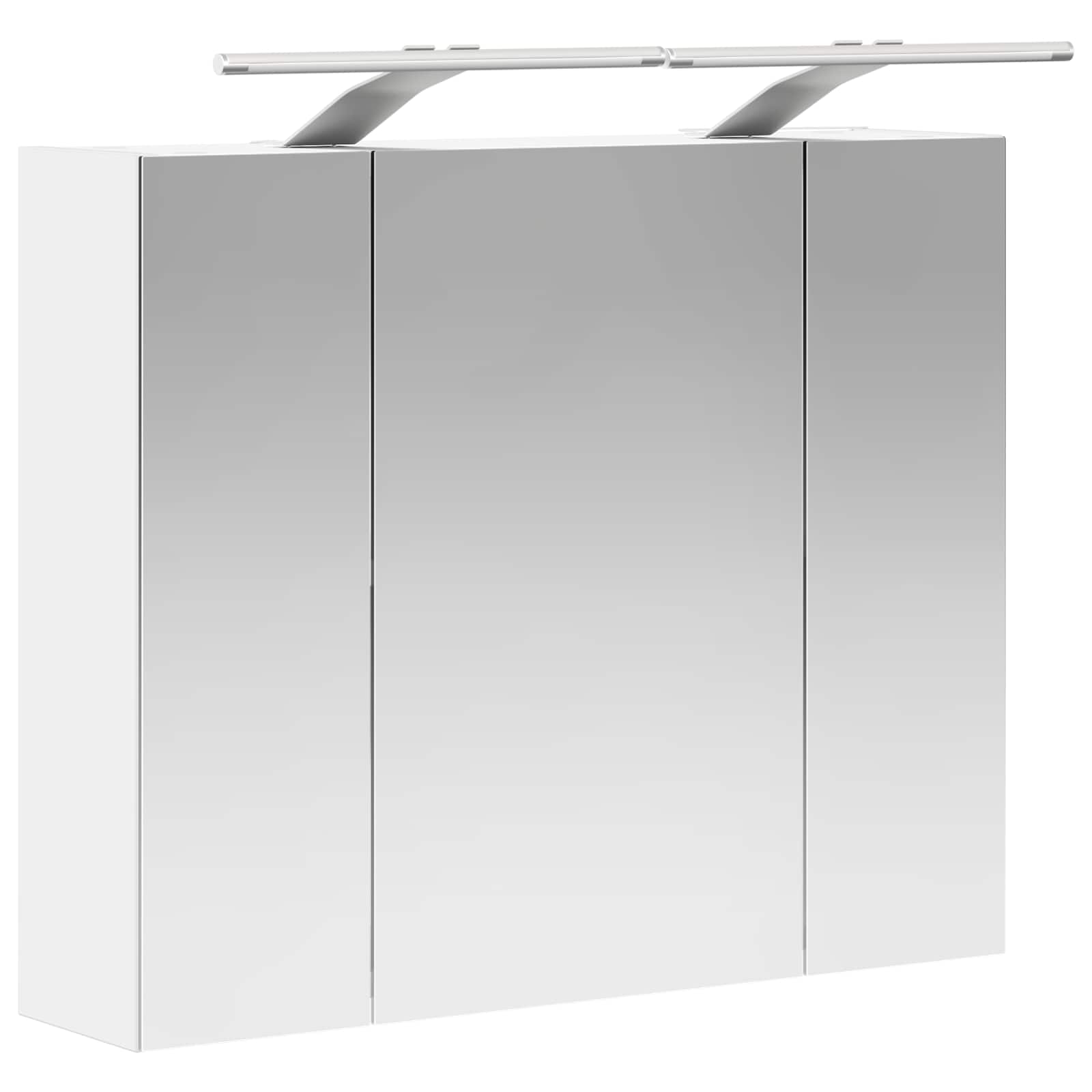 Badkamer spiegelkast voor Wit 60 x 14,5 x 50 cm Bewerkt hout is nu te koop bij PeponiXL, paradijselijk wonen!