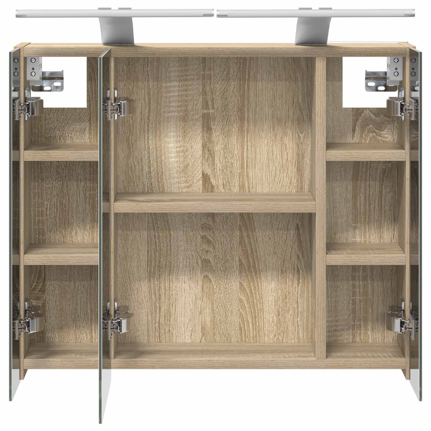 Badkamer spiegelkast Sonoma Eiken 60 x 14,5 x 50 cm is nu te koop bij PeponiXL, paradijselijk wonen!
