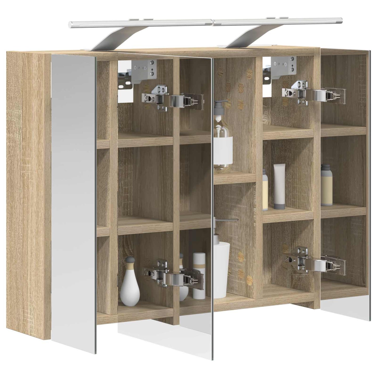 Badkamer spiegelkast Sonoma Eiken 60 x 14,5 x 50 cm is nu te koop bij PeponiXL, paradijselijk wonen!