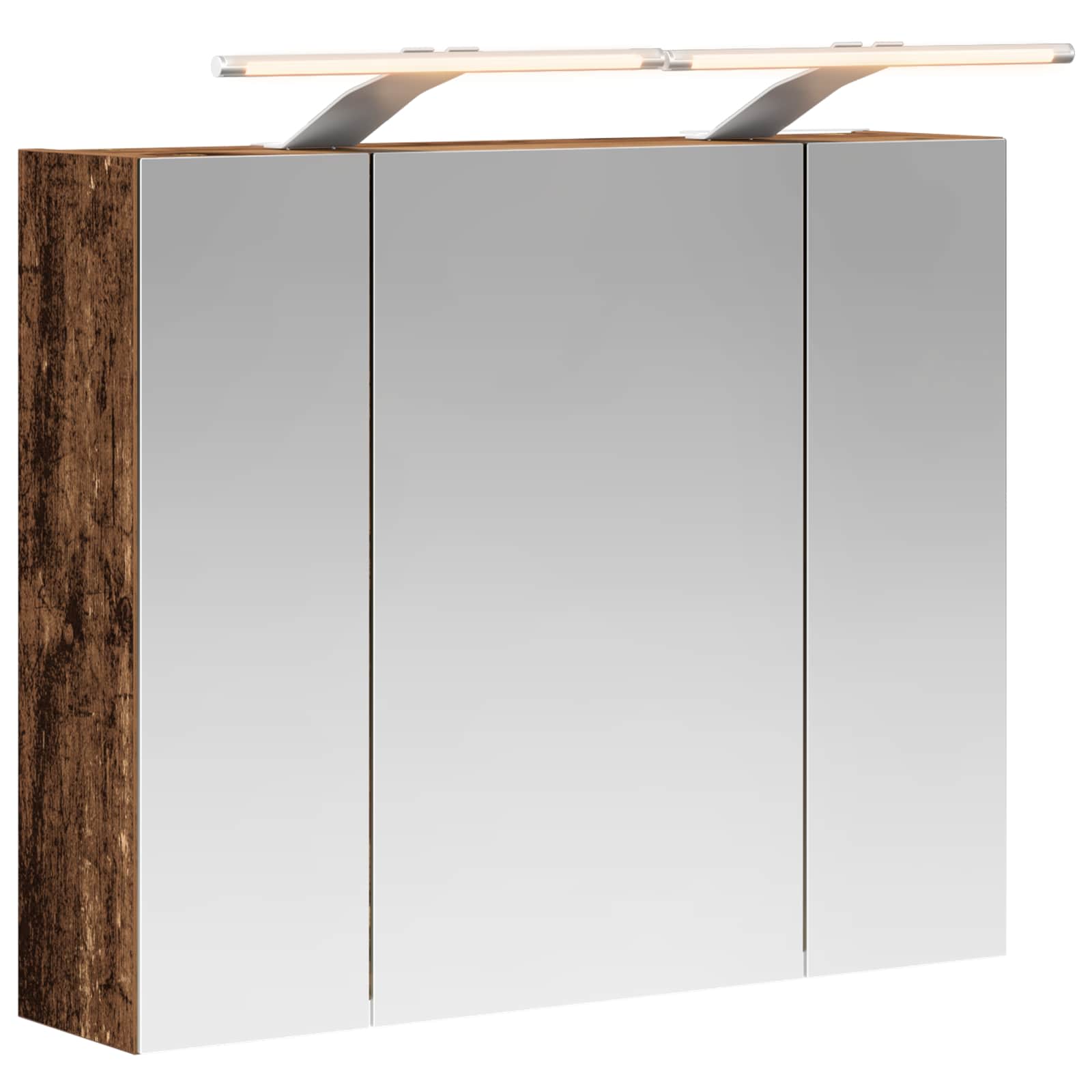 Badkamer spiegelkast Oudhout 60 x 14,5 x 50 cm Bewerkt hout is nu te koop bij PeponiXL, paradijselijk wonen!