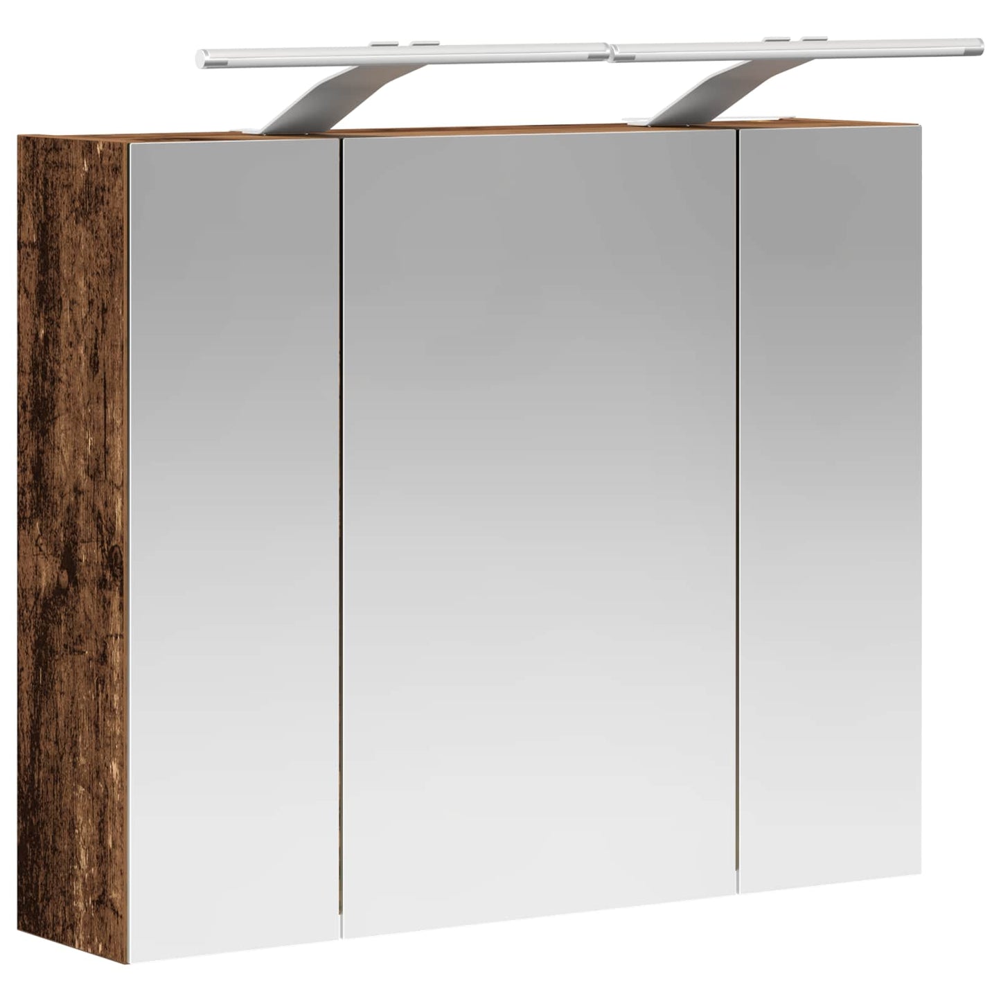 Badkamer spiegelkast Oudhout 60 x 14,5 x 50 cm Bewerkt hout is nu te koop bij PeponiXL, paradijselijk wonen!