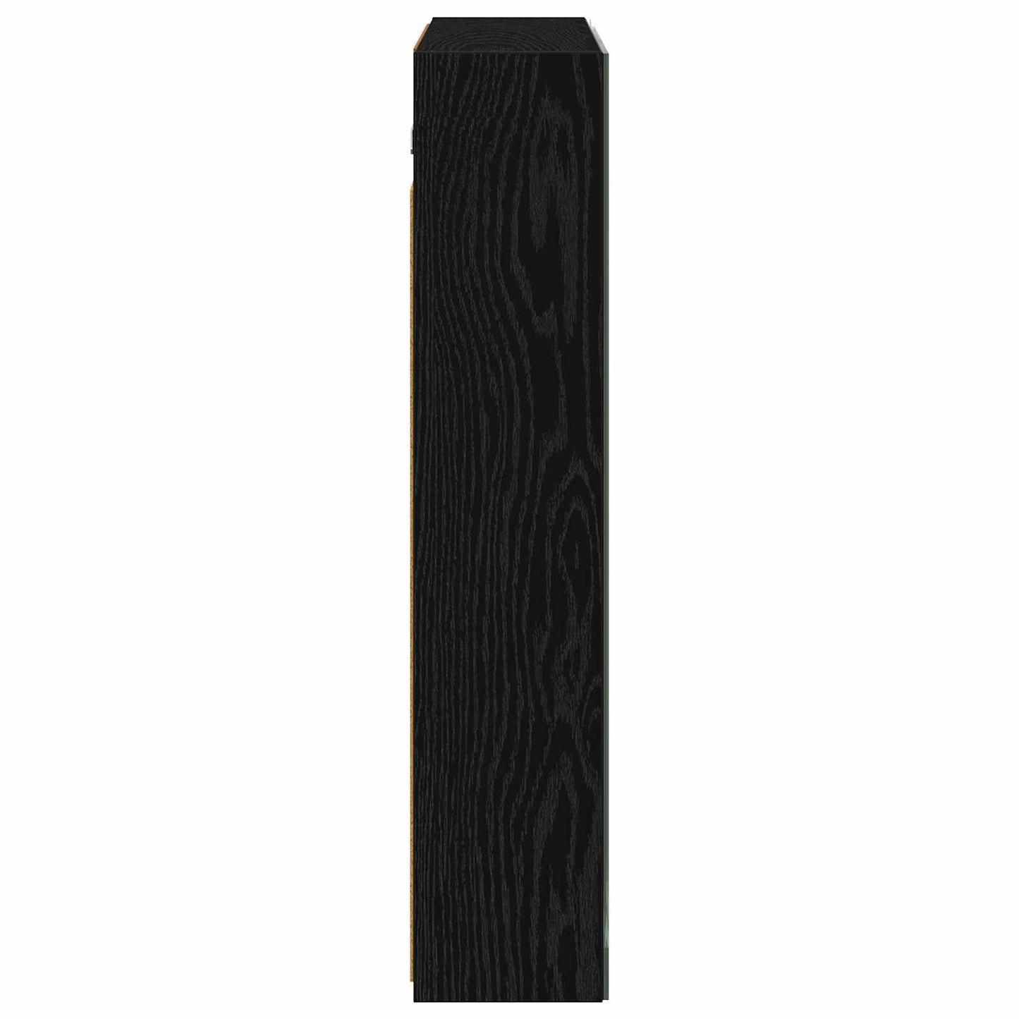 Badkamer spiegelkast Zwart Eiken 70 x 14,5 x 70 cm Bewerkt hout is nu te koop bij PeponiXL, paradijselijk wonen!