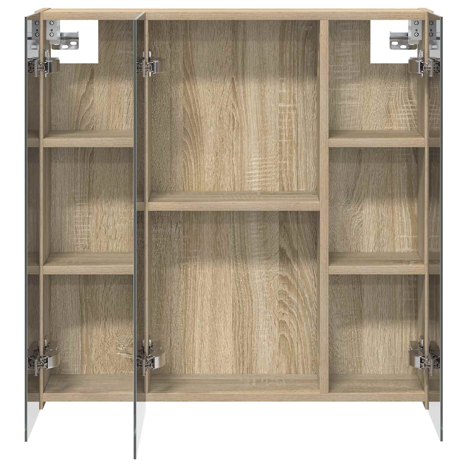 Badkamer spiegelkast Sonoma Eiken 70 x 14,5 x 70 cm is nu te koop bij PeponiXL, paradijselijk wonen!