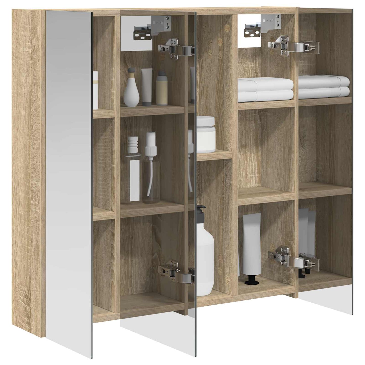 Badkamer spiegelkast Sonoma Eiken 70 x 14,5 x 70 cm is nu te koop bij PeponiXL, paradijselijk wonen!