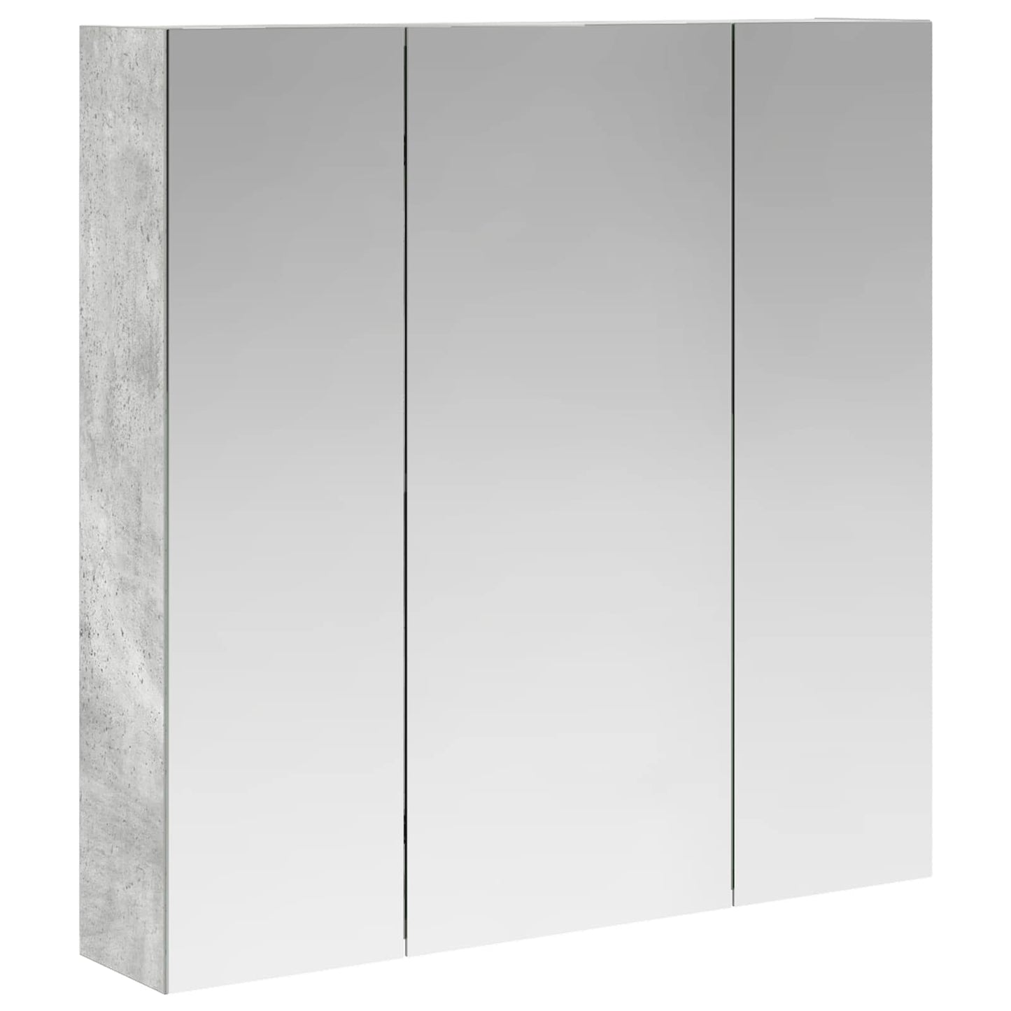 Badkamer spiegelkast Beton Grijs 70 x 14,5 x 70 cm Bewerkt hout is nu te koop bij PeponiXL, paradijselijk wonen!