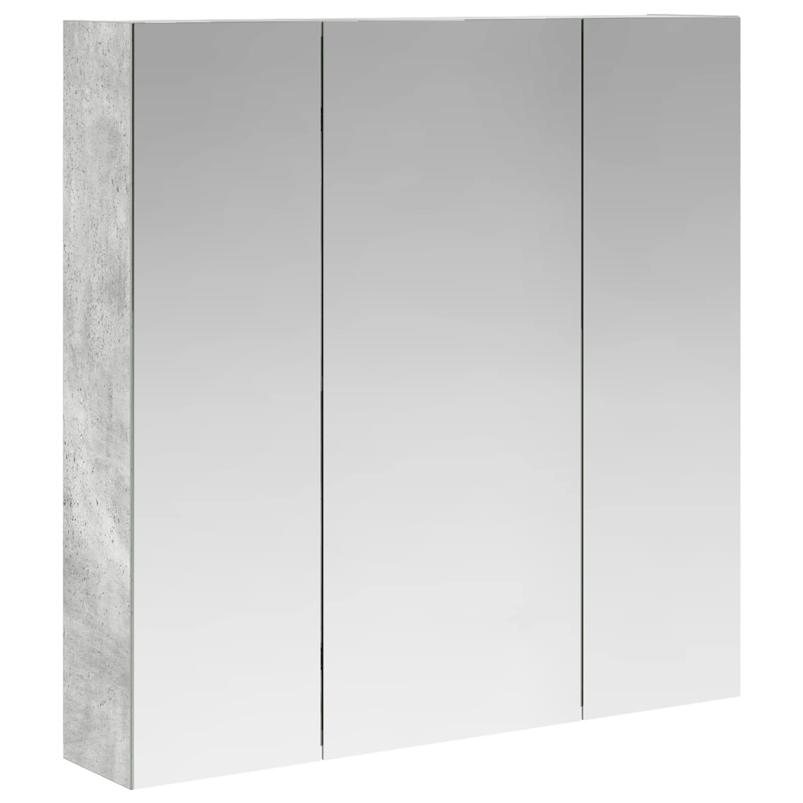 Badkamer spiegelkast Beton Grijs 70 x 14,5 x 70 cm Bewerkt hout is nu te koop bij PeponiXL, paradijselijk wonen!