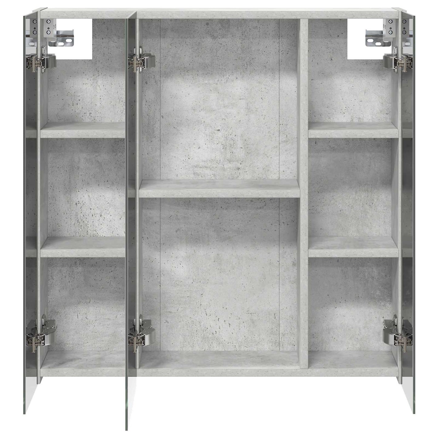 Badkamer spiegelkast Beton Grijs 70 x 14,5 x 70 cm Bewerkt hout is nu te koop bij PeponiXL, paradijselijk wonen!