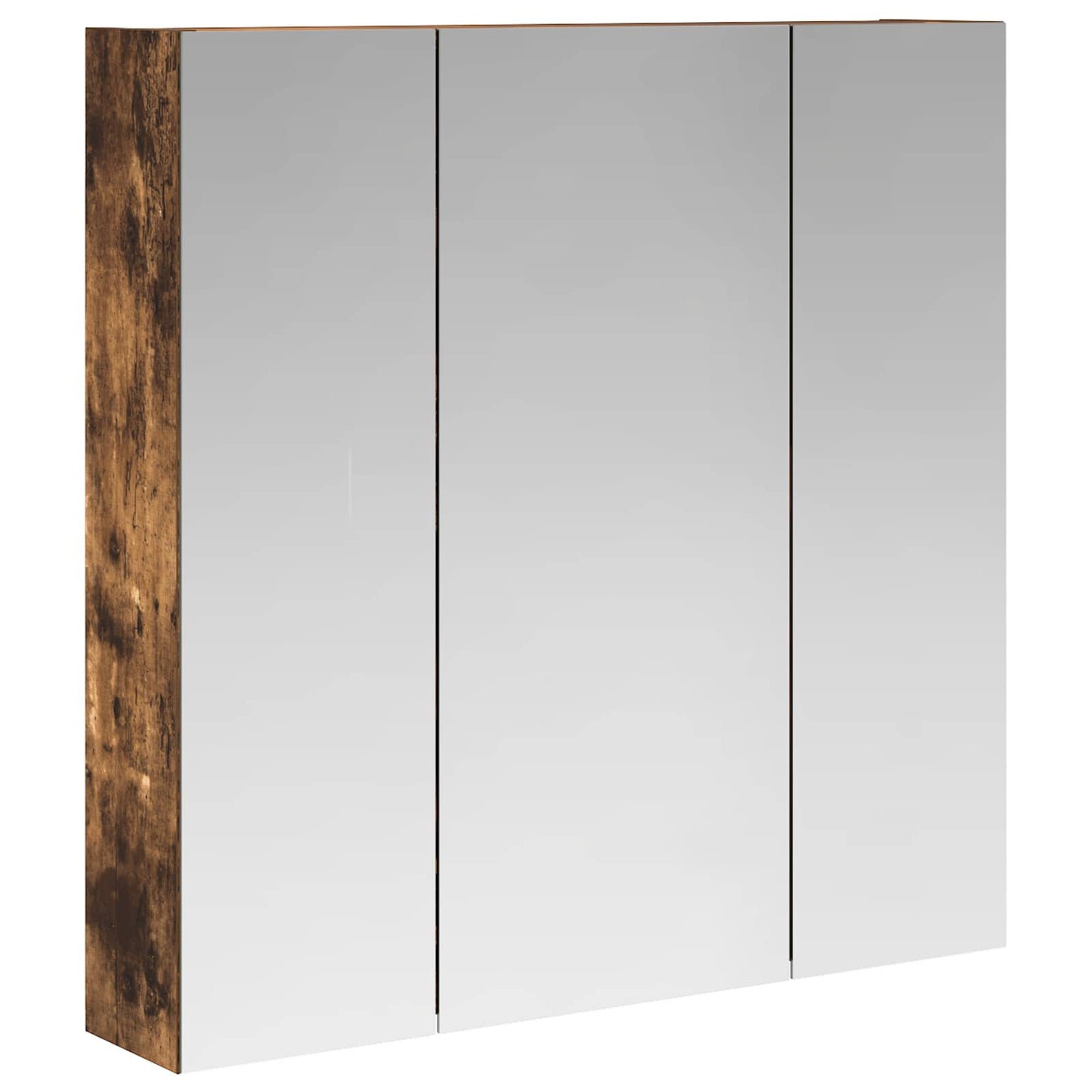 Badkamer spiegelkast Gerookt eiken 70 x 14,5 x 70 cm is nu te koop bij PeponiXL, paradijselijk wonen!