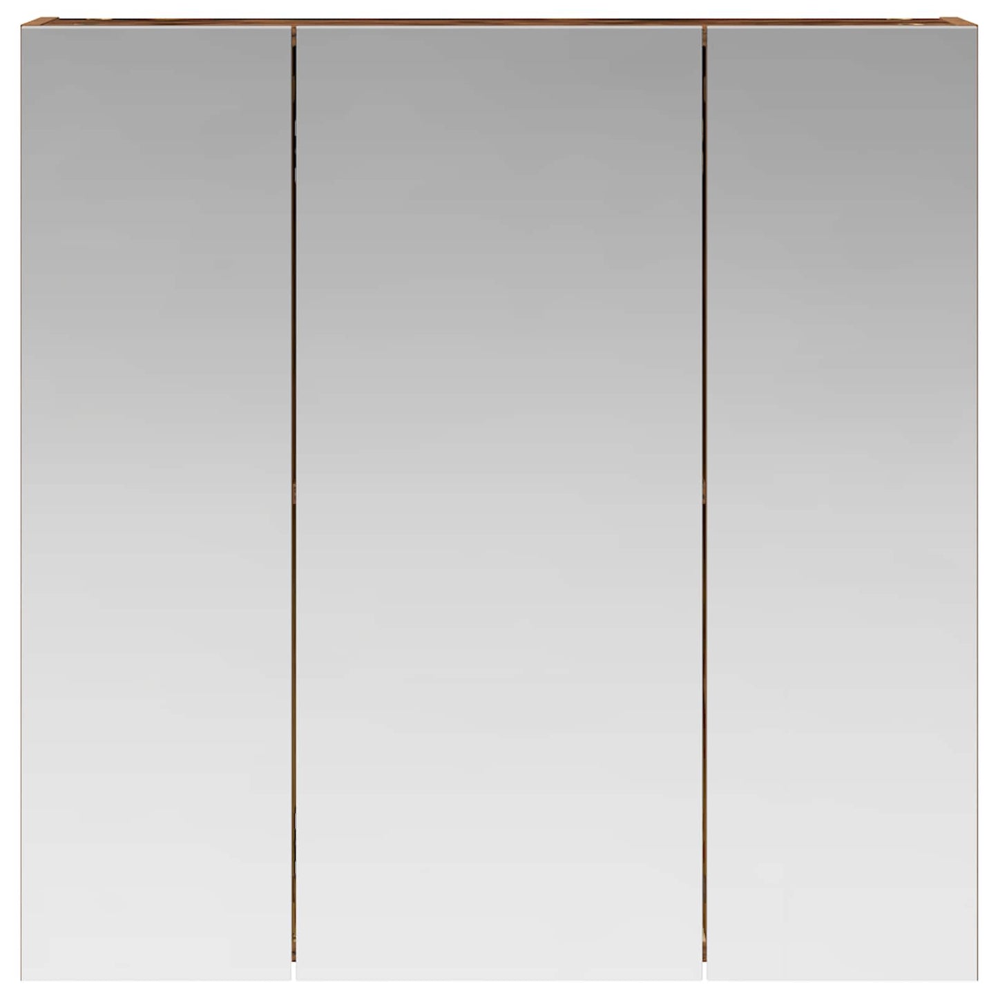 Badkamer spiegelkast Oudhout 70 x 14,5 x 70 cm Bewerkt hout is nu te koop bij PeponiXL, paradijselijk wonen!