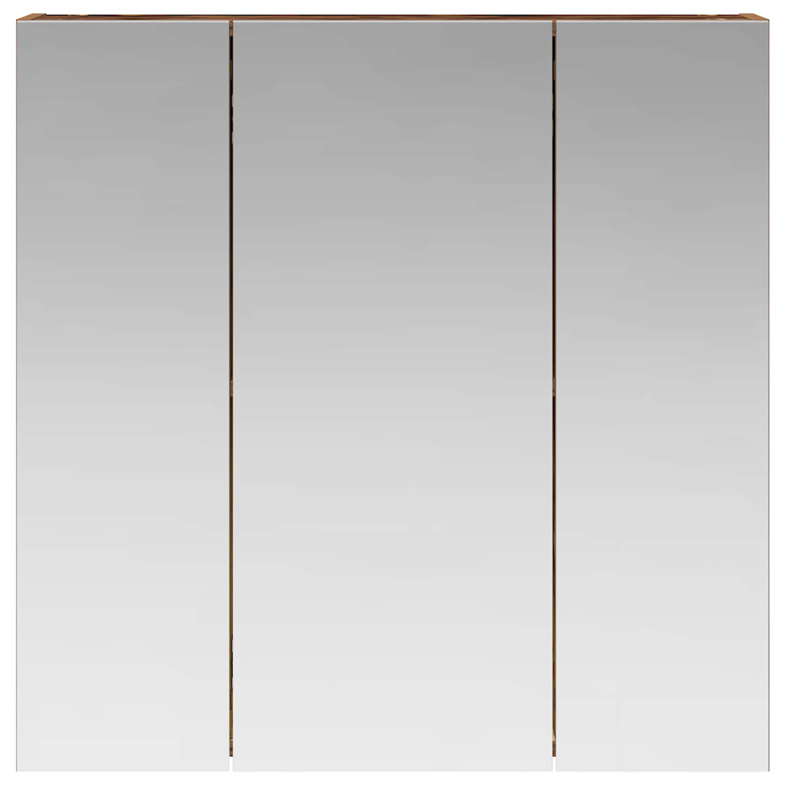 Badkamer spiegelkast Oudhout 70 x 14,5 x 70 cm Bewerkt hout is nu te koop bij PeponiXL, paradijselijk wonen!