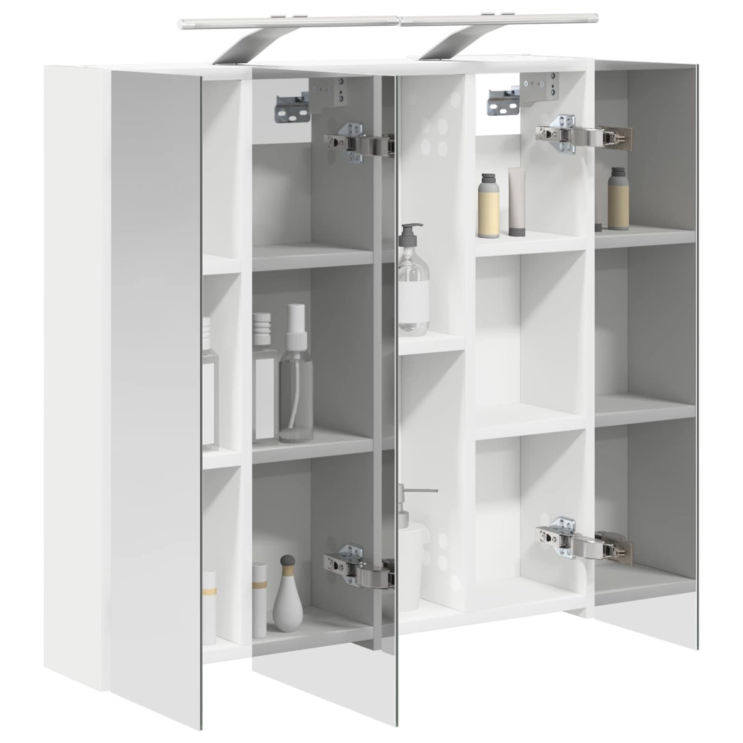 Badkamer spiegelkast voor Wit 70 x 14,5 x 70 cm Bewerkt hout is nu te koop bij PeponiXL, paradijselijk wonen!