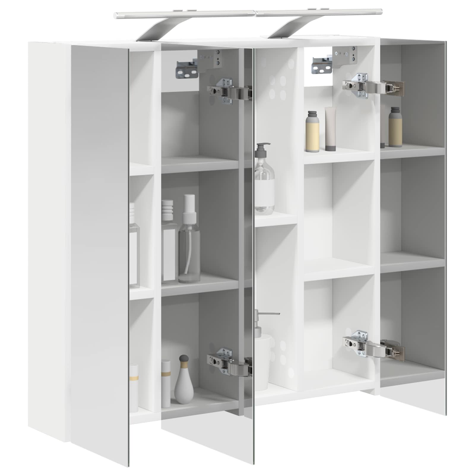 Badkamer spiegelkast voor Wit 70 x 14,5 x 70 cm Bewerkt hout is nu te koop bij PeponiXL, paradijselijk wonen!