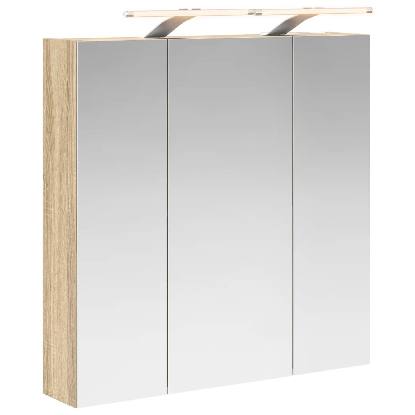 Badkamer spiegelkast Sonoma Eiken 70 x 14,5 x 70 cm is nu te koop bij PeponiXL, paradijselijk wonen!