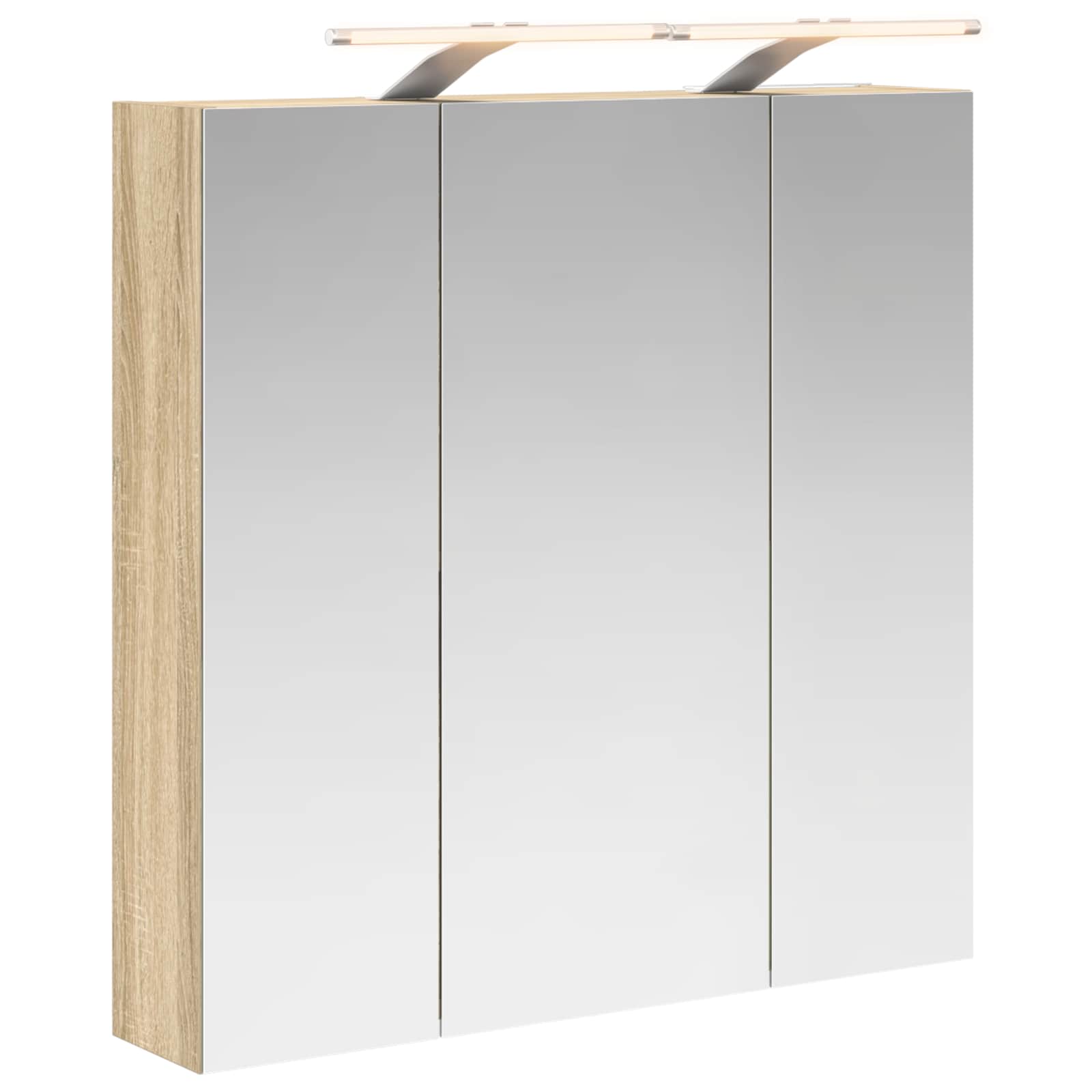 Badkamer spiegelkast Sonoma Eiken 70 x 14,5 x 70 cm is nu te koop bij PeponiXL, paradijselijk wonen!