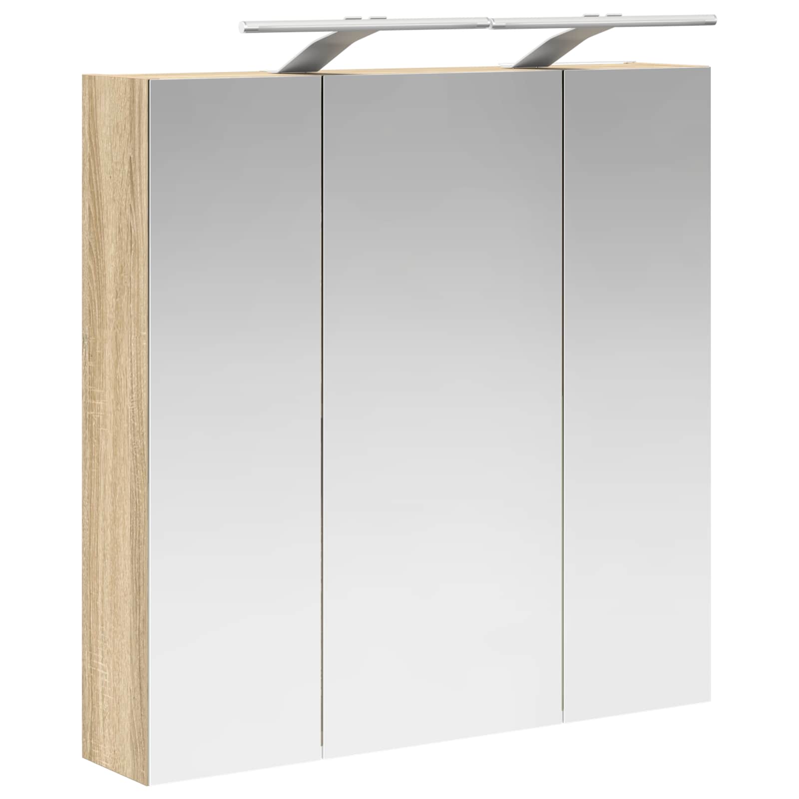 Badkamer spiegelkast Sonoma Eiken 70 x 14,5 x 70 cm is nu te koop bij PeponiXL, paradijselijk wonen!