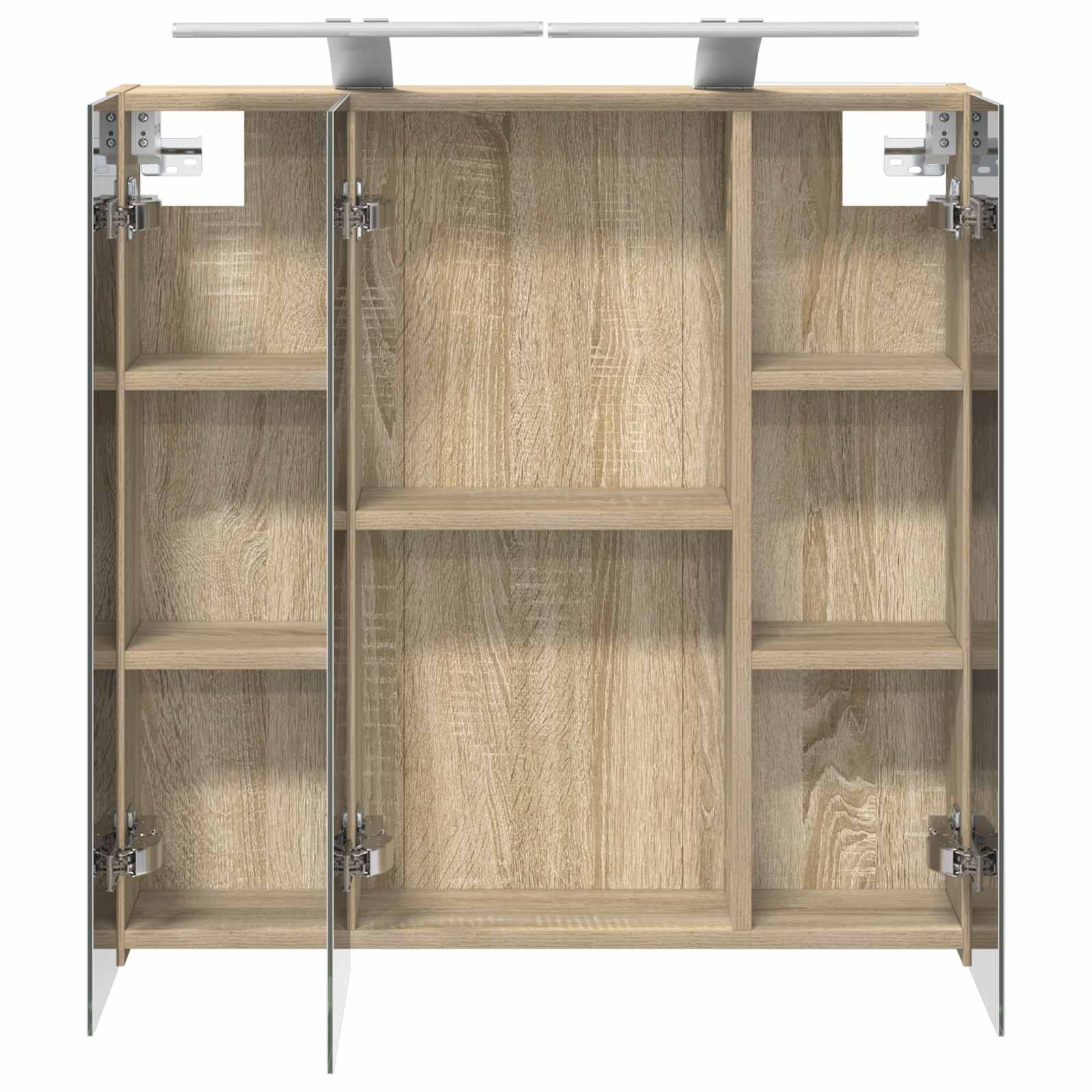 Badkamer spiegelkast Sonoma Eiken 70 x 14,5 x 70 cm is nu te koop bij PeponiXL, paradijselijk wonen!