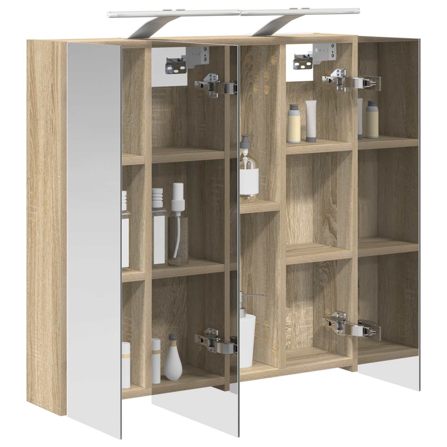 Badkamer spiegelkast Sonoma Eiken 70 x 14,5 x 70 cm is nu te koop bij PeponiXL, paradijselijk wonen!