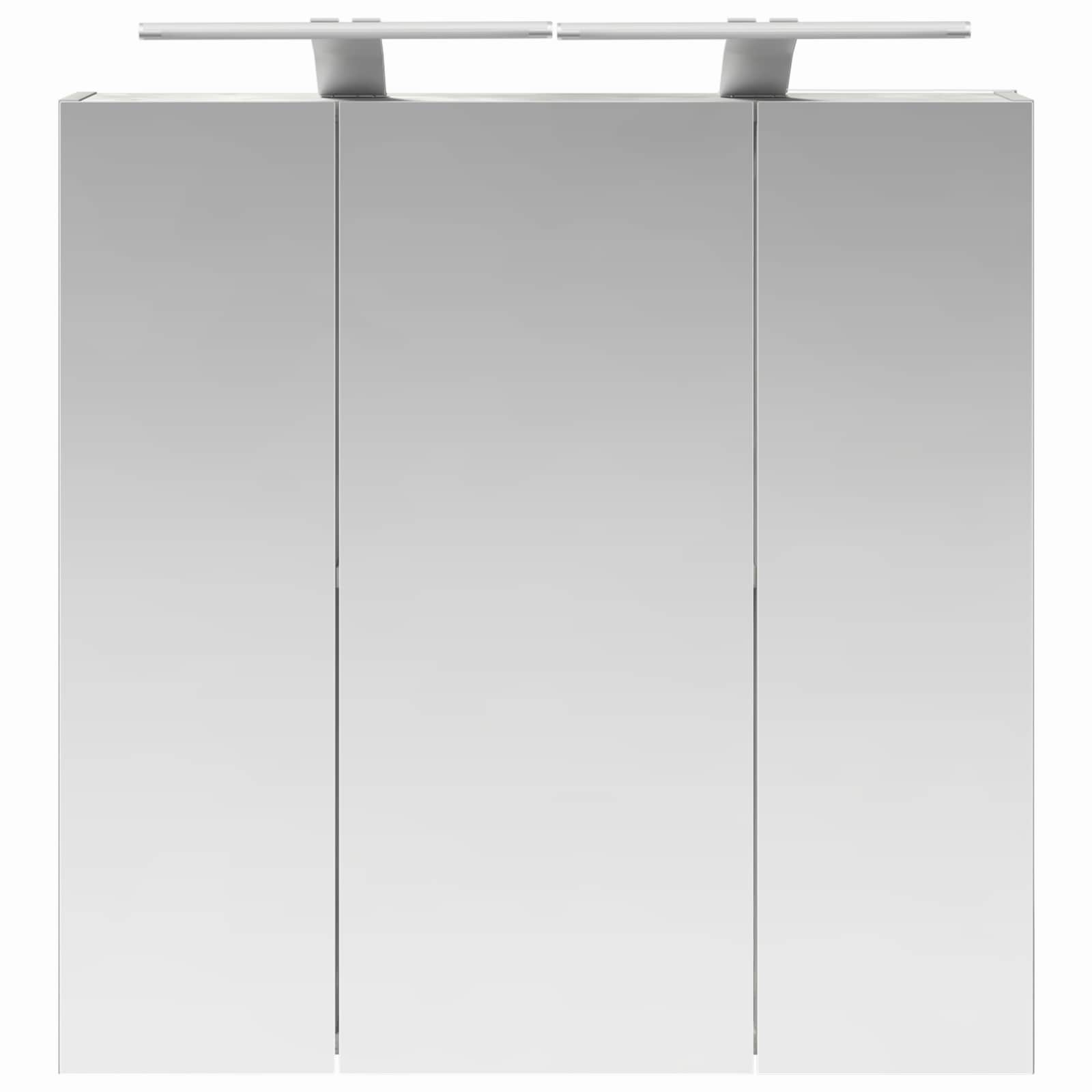 Badkamer spiegelkast Beton Grijs 70 x 14,5 x 70 cm Bewerkt hout is nu te koop bij PeponiXL, paradijselijk wonen!