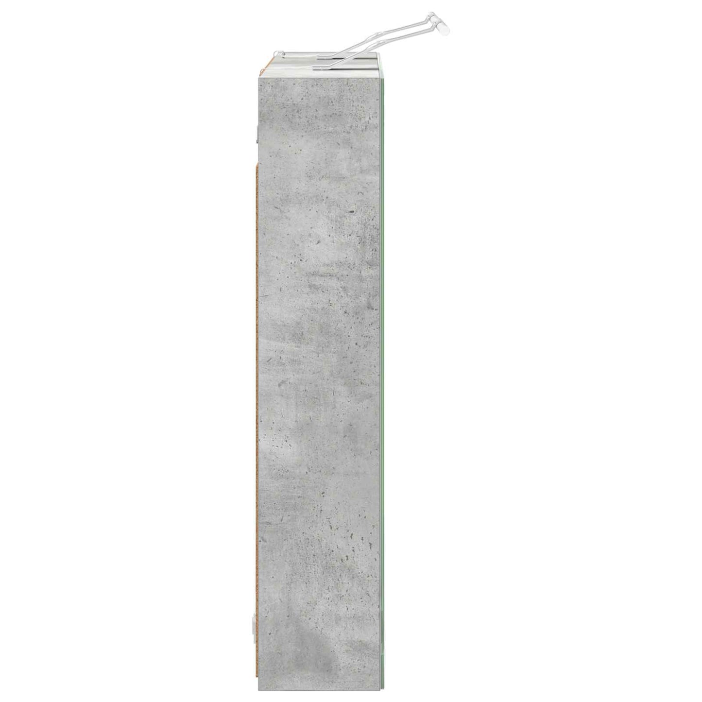 Badkamer spiegelkast Beton Grijs 70 x 14,5 x 70 cm Bewerkt hout is nu te koop bij PeponiXL, paradijselijk wonen!