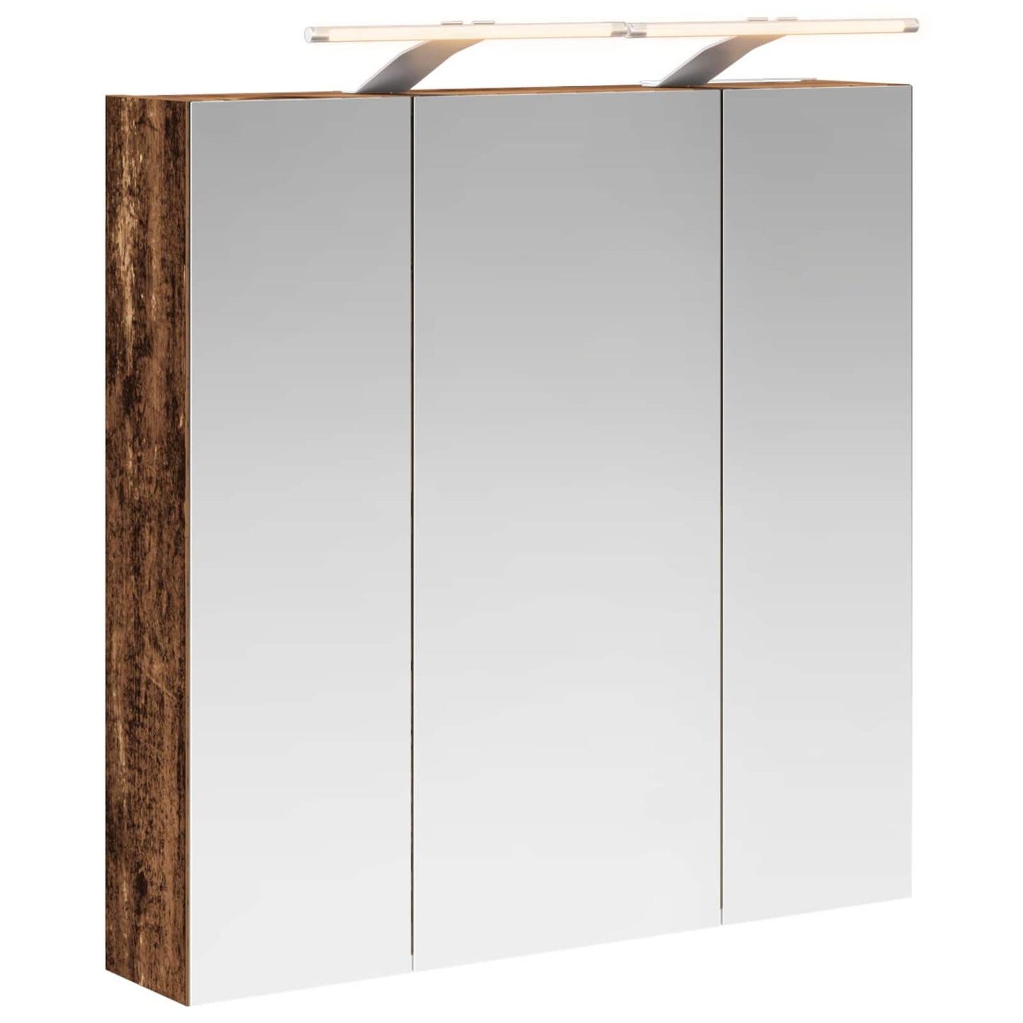 Badkamer spiegelkast Oudhout 70 x 14,5 x 70 cm Bewerkt hout is nu te koop bij PeponiXL, paradijselijk wonen!